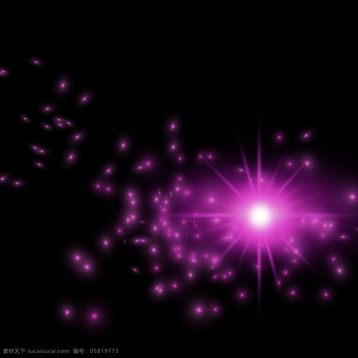 粉 紫 梦幻 时尚 星点 粉紫 大气 效果 光效 视觉