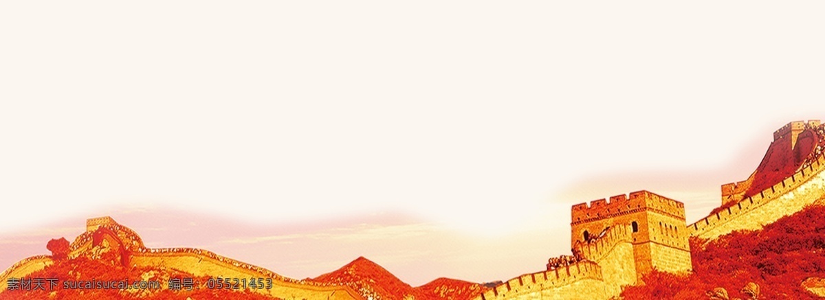 八一建军节 热血 爱国 长城 banner 八一 建军节 大气 山河 背景
