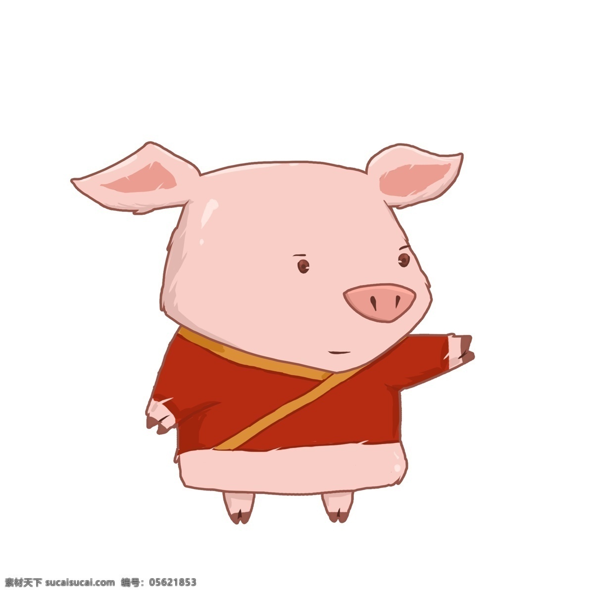 猪年 新年 猪 喜庆 形象 可爱 过年