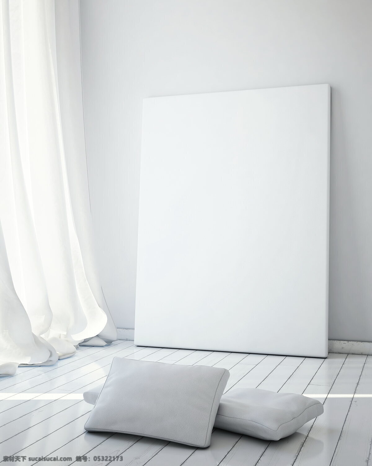 高清 白色 室内 摄影棚 空白 白板 边框 白墙