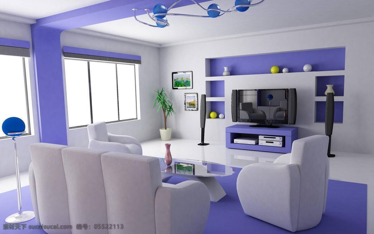 室内设计 电视墙 环保 环境设计 客厅 绿色 家居装饰素材