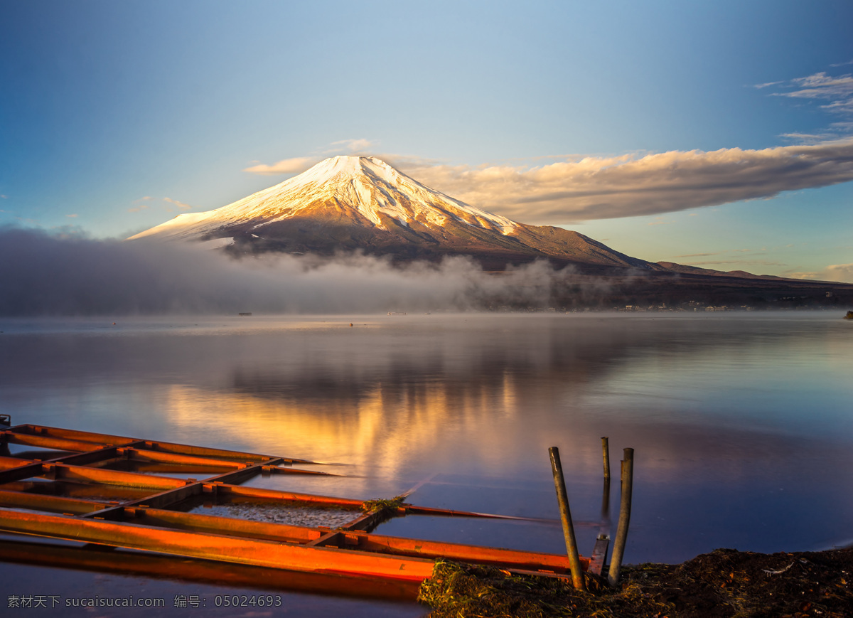 日本 富士山 风景 雪山 日本富士山 自然景观 山水风景