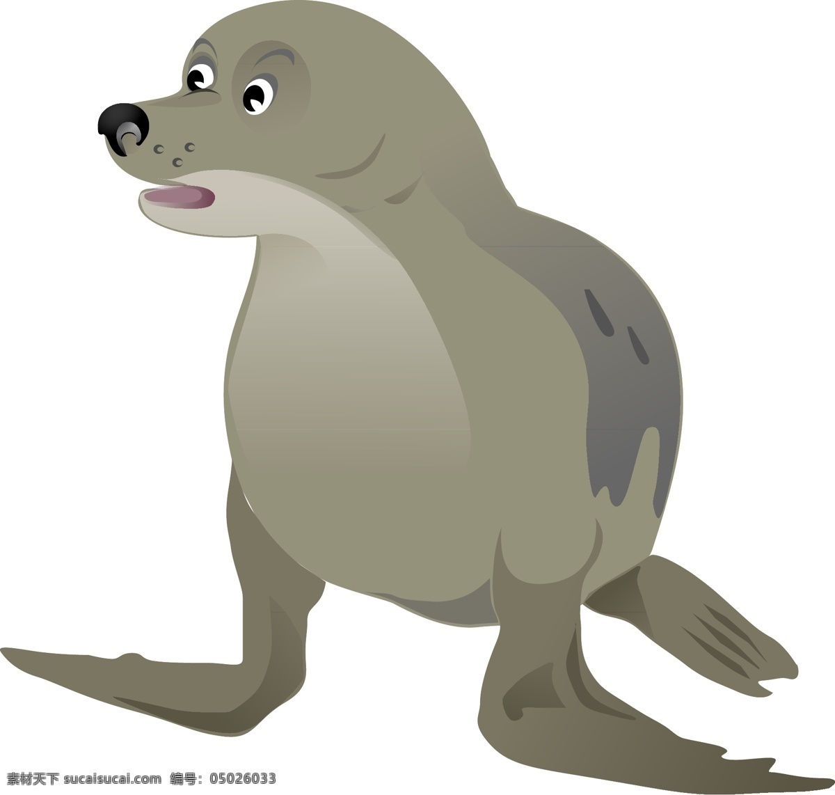 海狮矢量 海狮 密封 灰色 动物 海上生活 海洋 海 生物世界 海洋生物