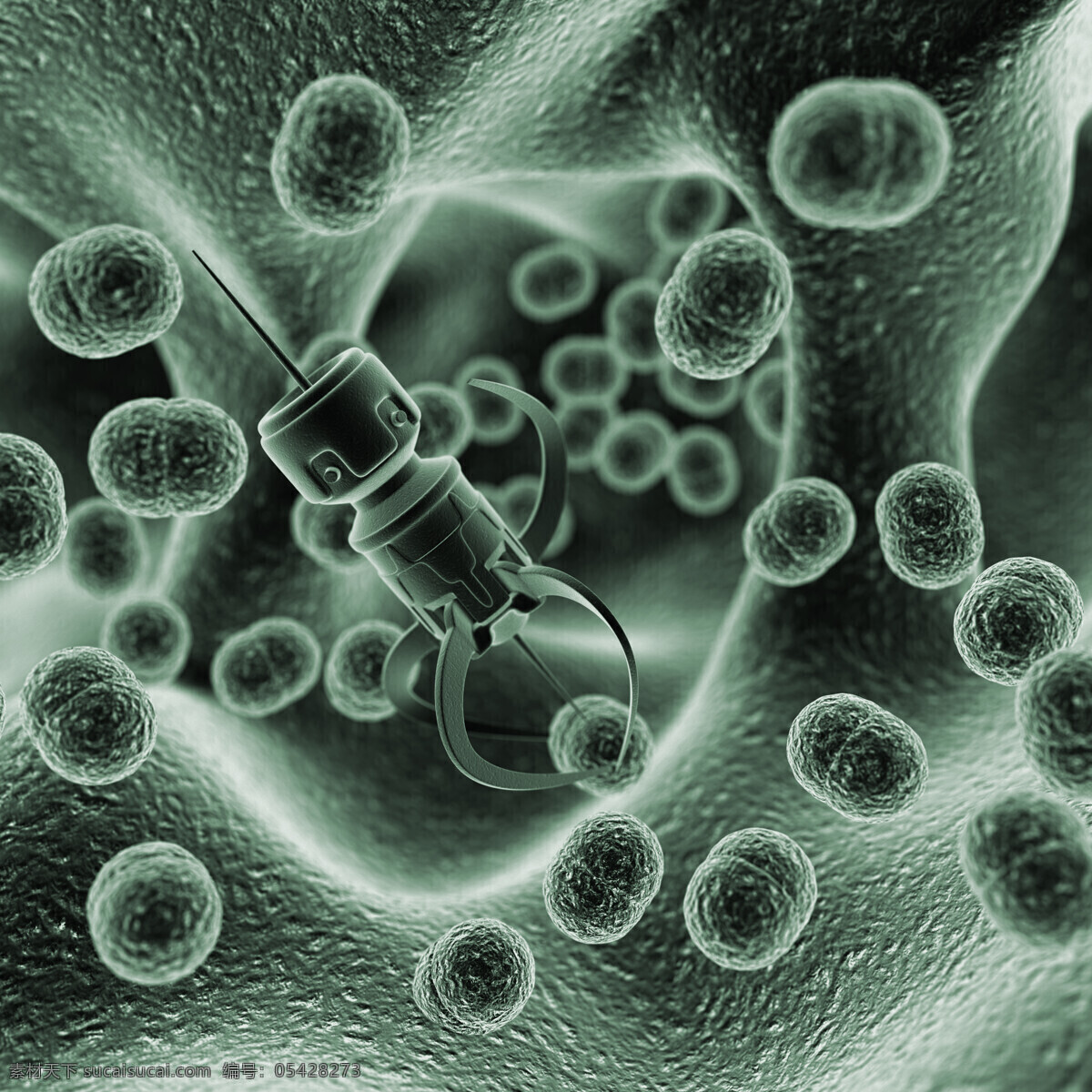 细胞 内 仪器 纤维 病毒 生物 细胞图片 现代科技