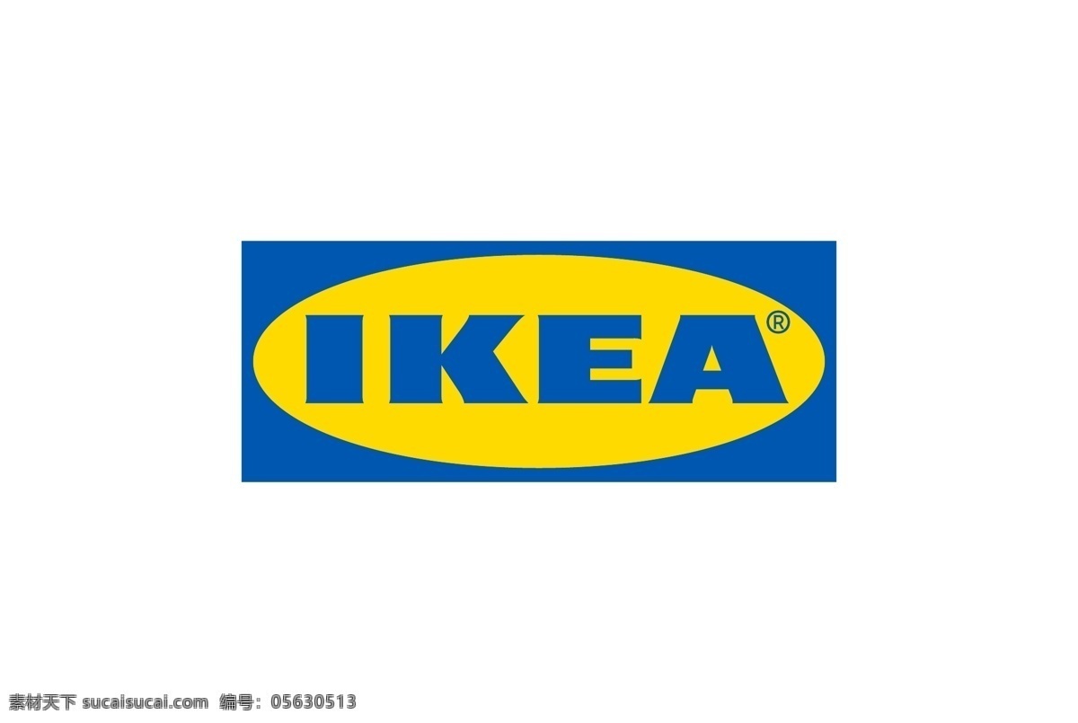 ikea logo宜家 宜家 logo 标志 蓝 黄 标志图标 企业