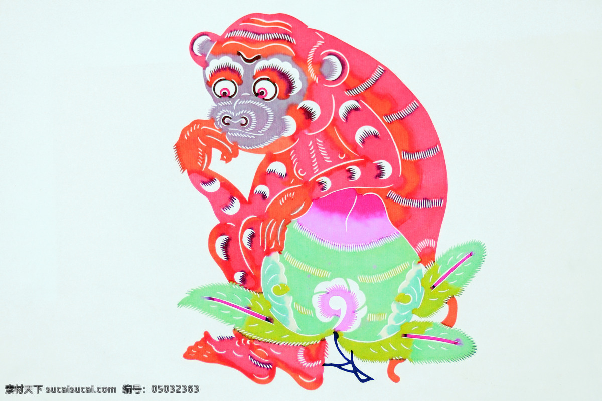 年画 猴 传统文化 猴子 民俗 生肖 文化艺术 设计素材 模板下载 年画猴 猴年