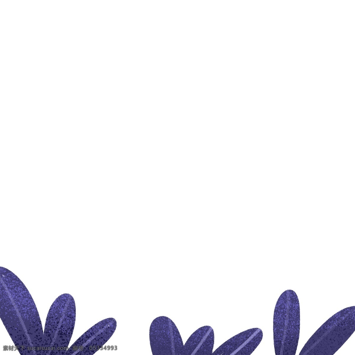 植物 叶子 卡通 植物叶子 紫色叶子 手绘植物叶子 卡通植物叶子 文艺 清新 唯美 梦幻