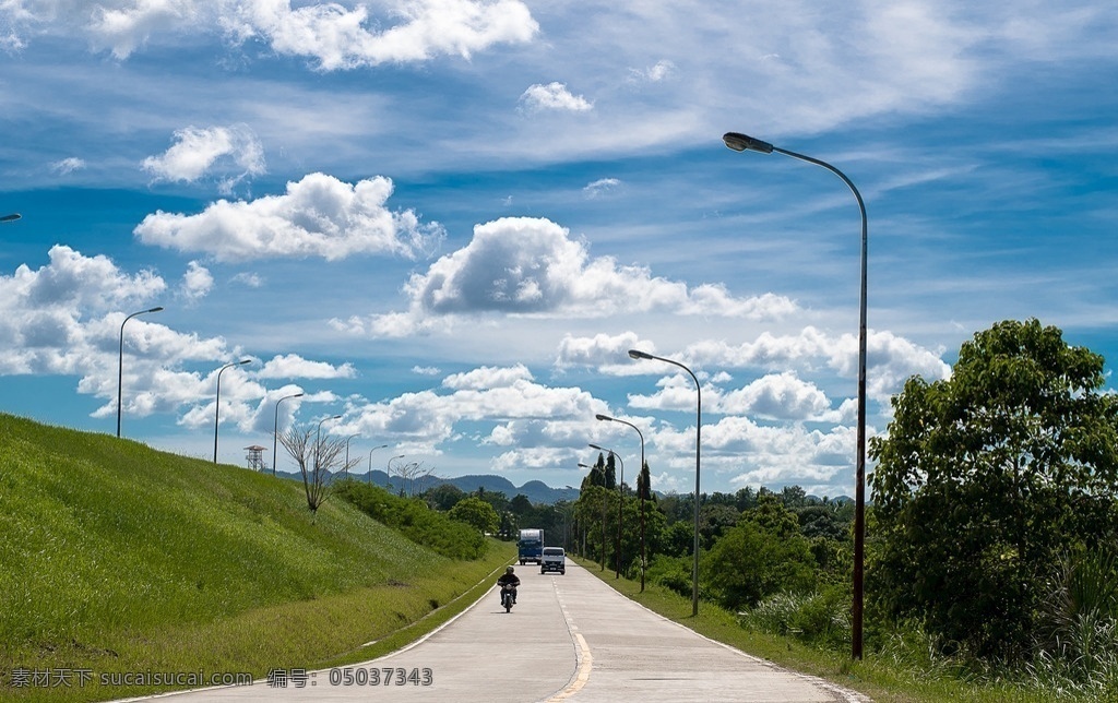 远行 道路 自驾 蓝天 白云 旅游摄影 国外旅游