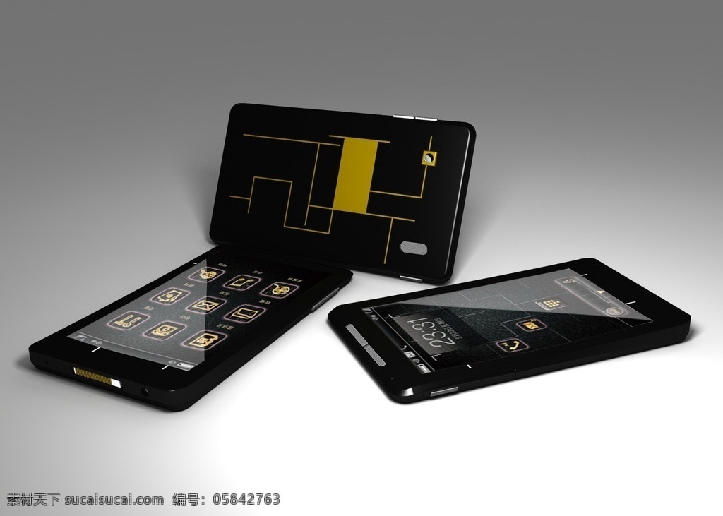 手机设计建模 手机 建模 效果图 褐色手机 黄色 创意 屏幕 外壳 其他模型 3d设计模型 源文件 3dm