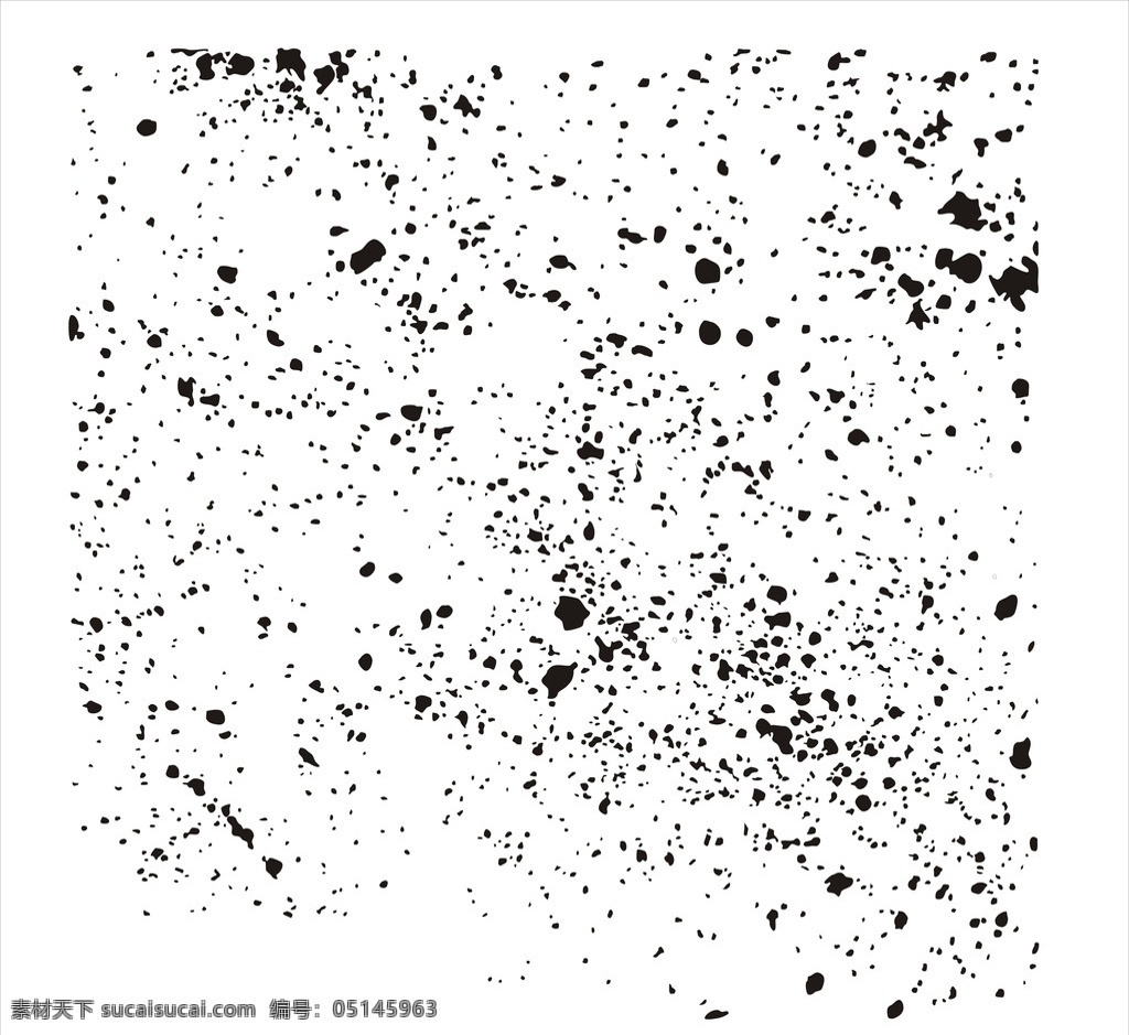 飞溅 墨 点 矢量 黑白 黑色 白色 墨点 墨汁 斑驳 墨迹 脏墨迹 喷溅 颜料 痕迹 底纹边框 抽象底纹