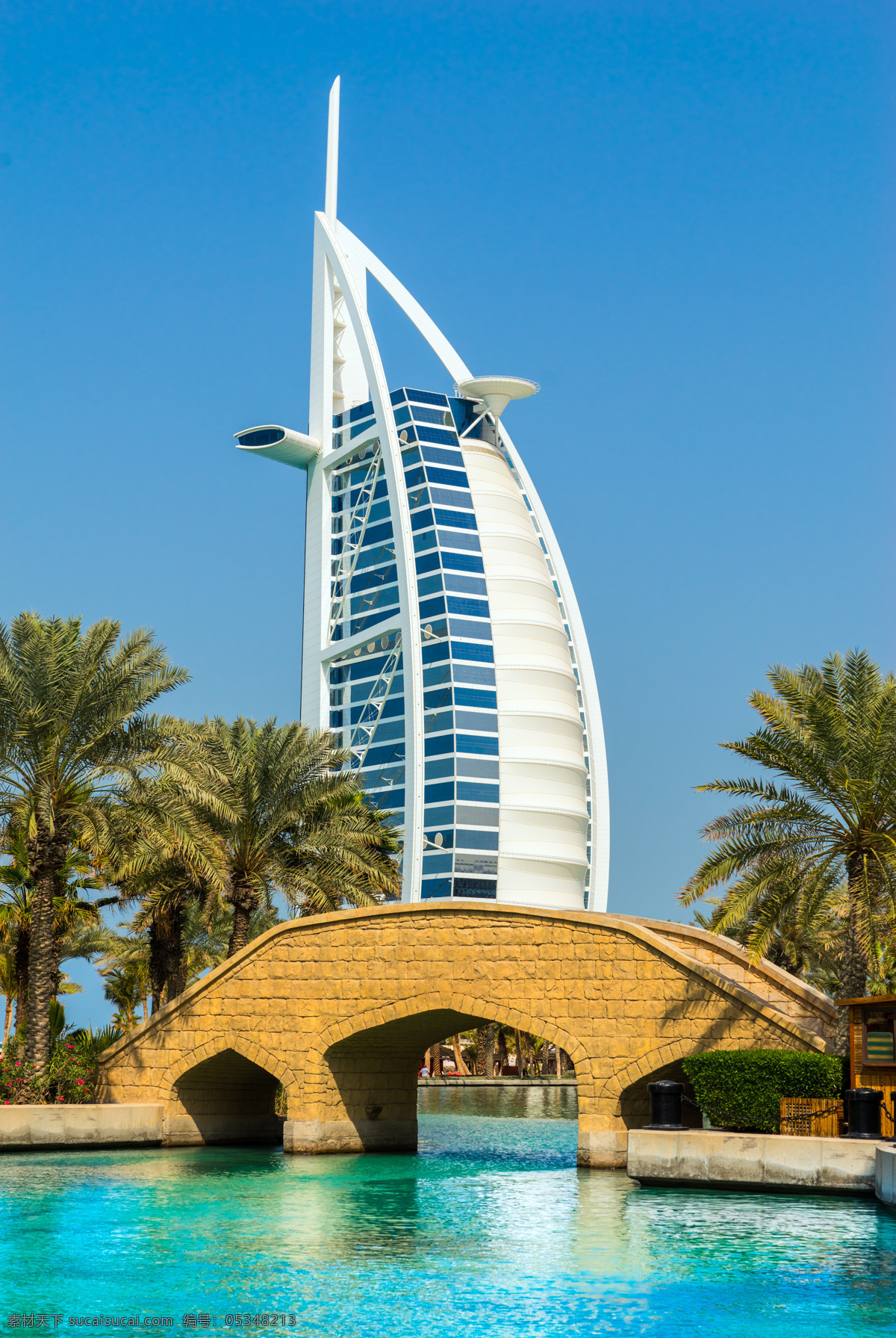 小桥 迪拜 酒店 城市风景 美丽城市 七星级酒店 城市建筑 繁华都市 城市风光 环境家居 蓝色