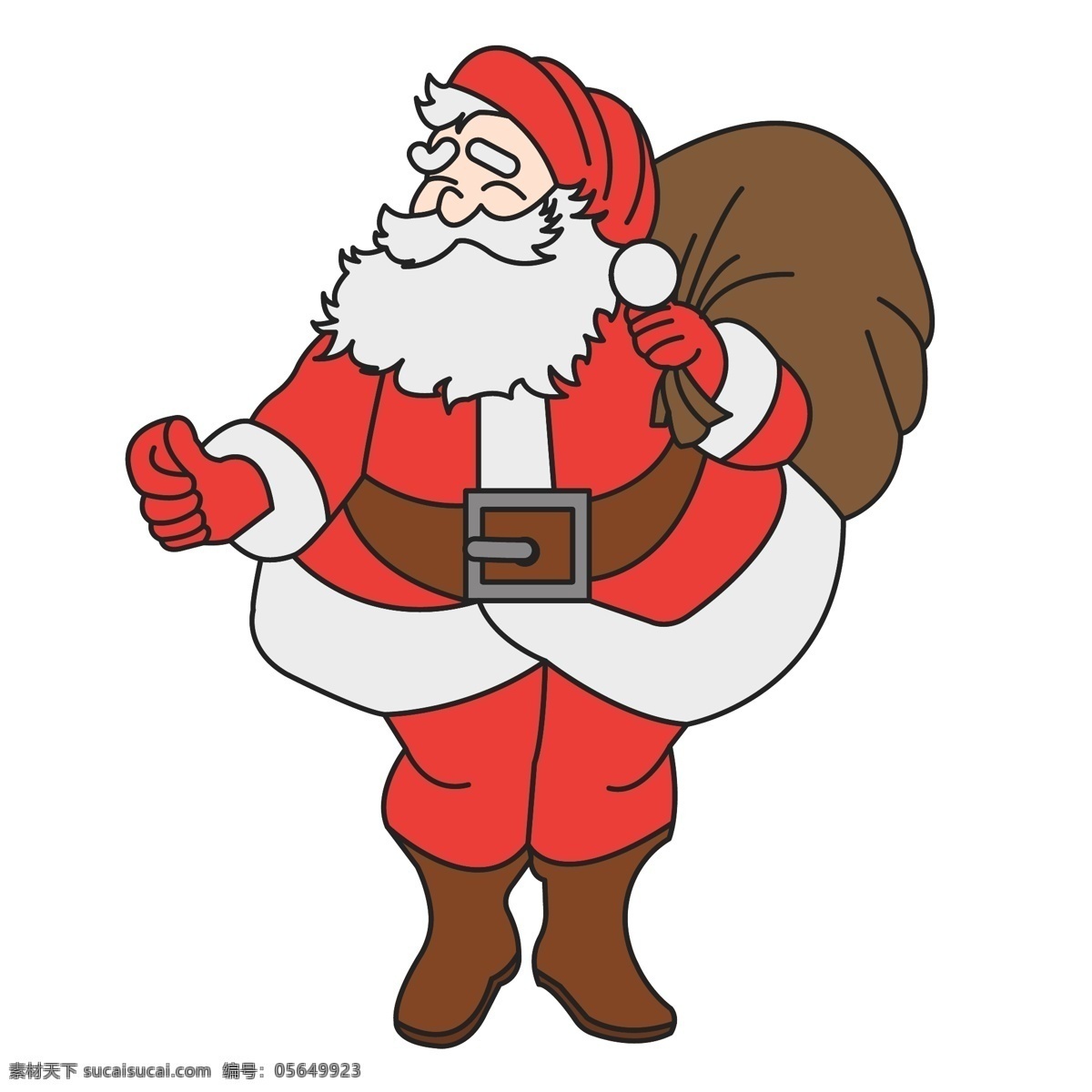 手绘 矢量 圣诞节 圣诞老人 送礼 物 可爱 礼物 卡通人物 圣诞夜 平安 小熊 祝福