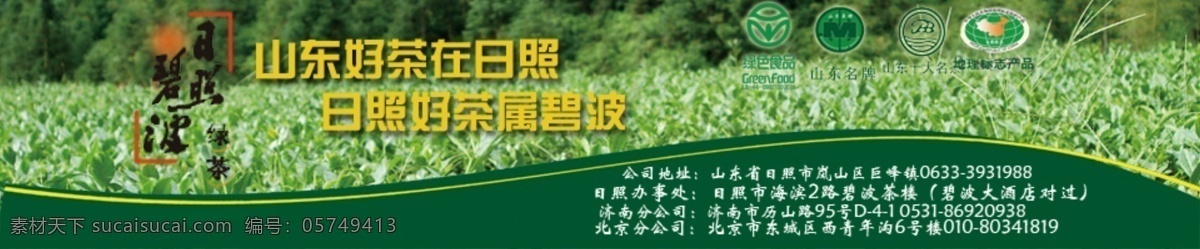 碧波 绿茶 网页 通栏 网页模板 源文件 中文模版 碧波绿茶 日照绿茶 网页通栏 网页素材