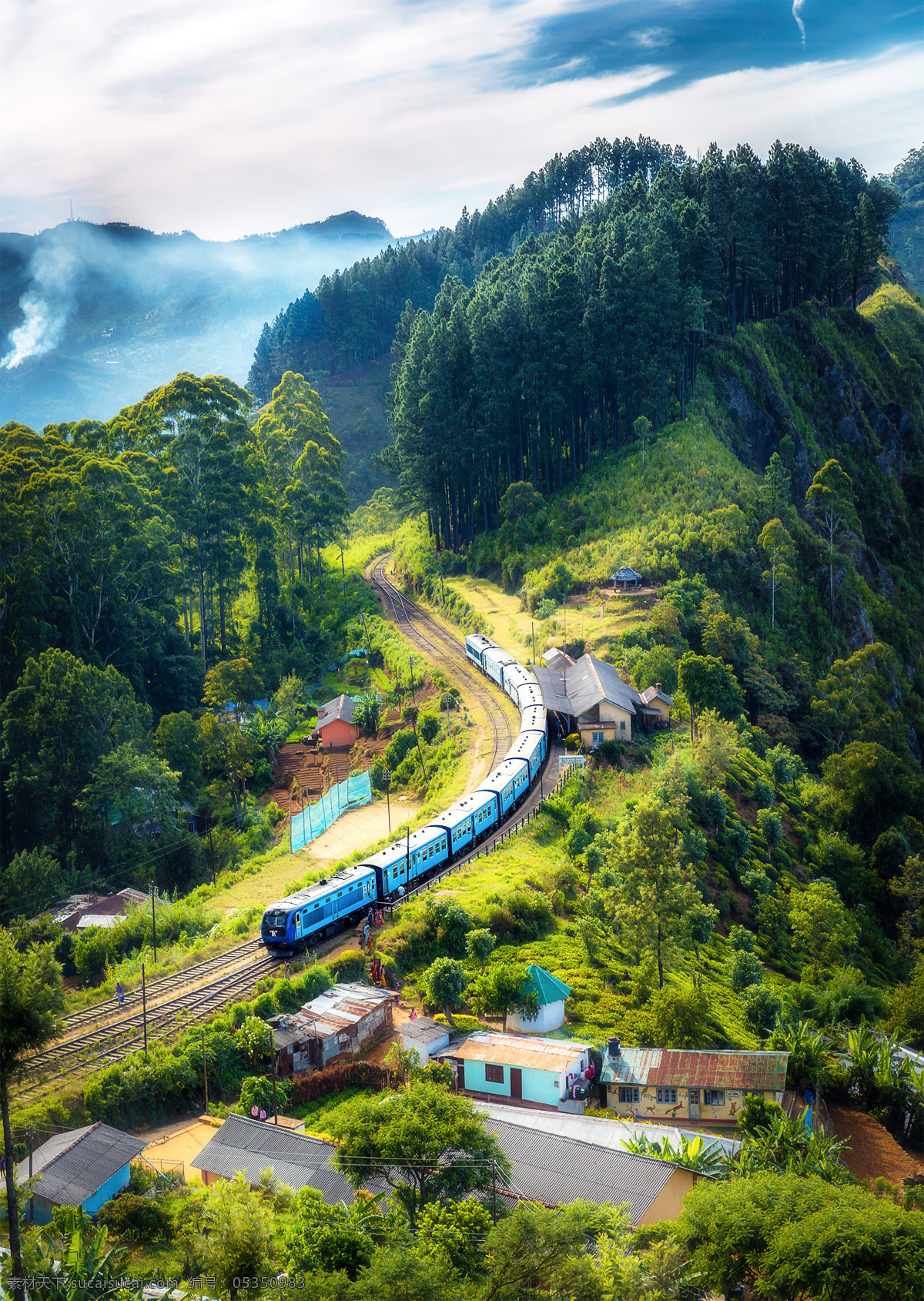 自然景观 天空 白云 山地 山林 田园风景 自然素材 森林素材 森林 植物 自然 山川河流 大自然风光 风景 景色 田园