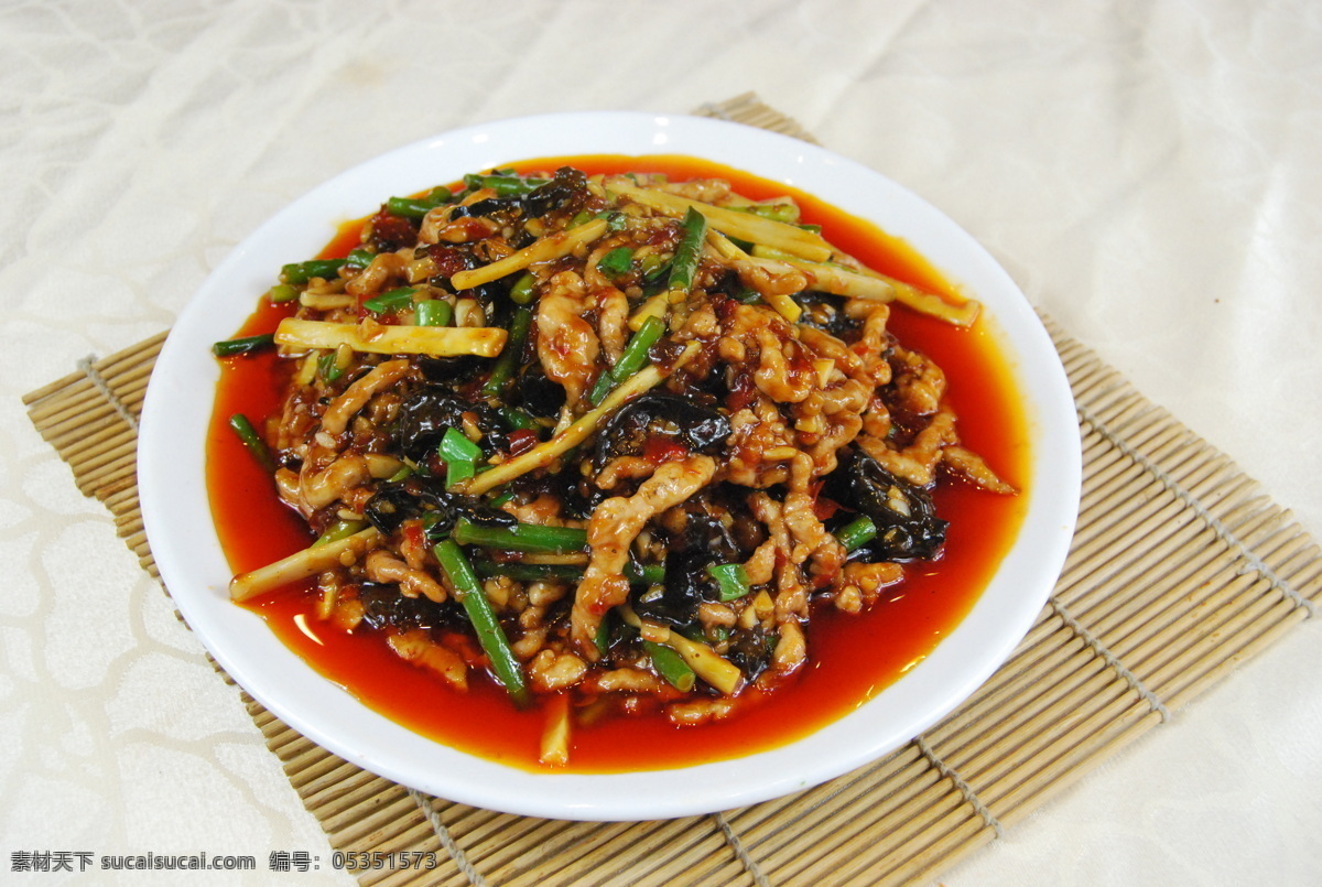 鱼香肉丝 川菜 家常菜 农家菜 中式菜肴 中餐 餐厅菜谱 中华美食 传统美食 餐饮美食