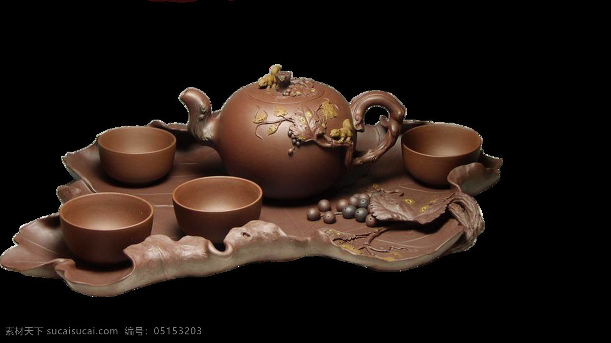 清新 文雅 褐色 茶具 产品 实物 茶道 产品实物 磨砂茶具