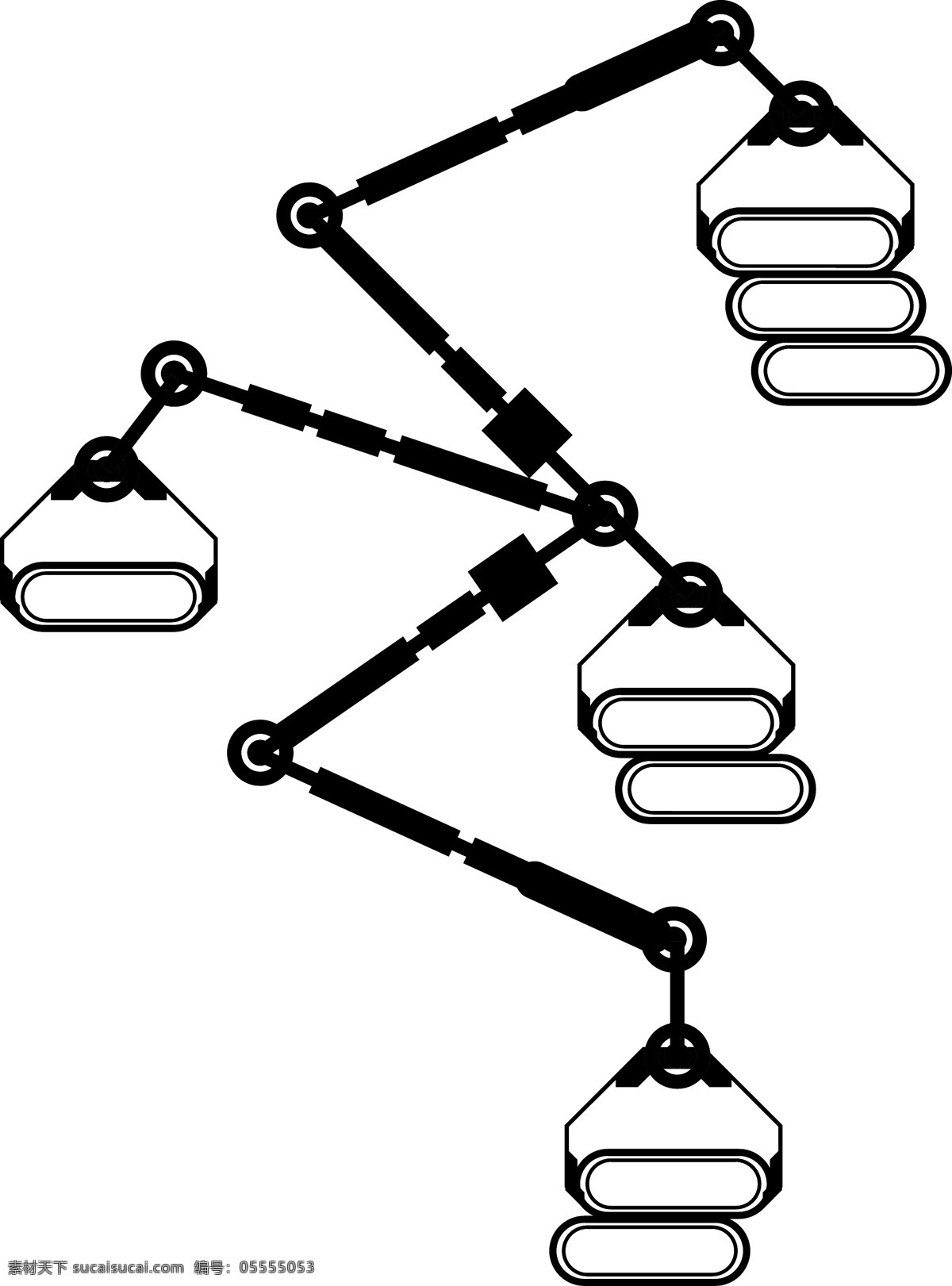 技术 矢量 元素 白色