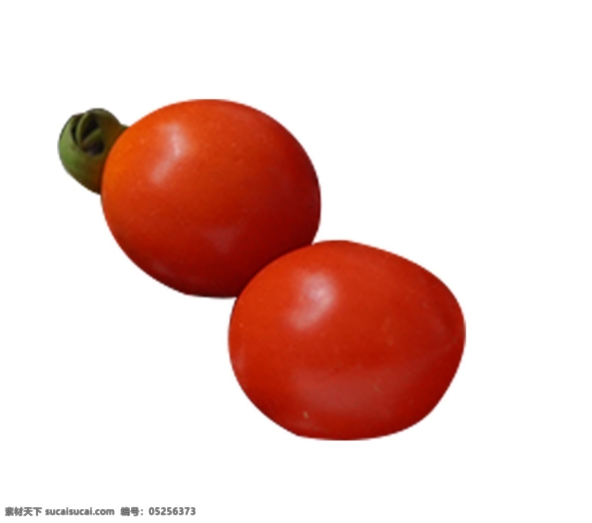 小西红柿两个 水果 食物 小番茄 红色