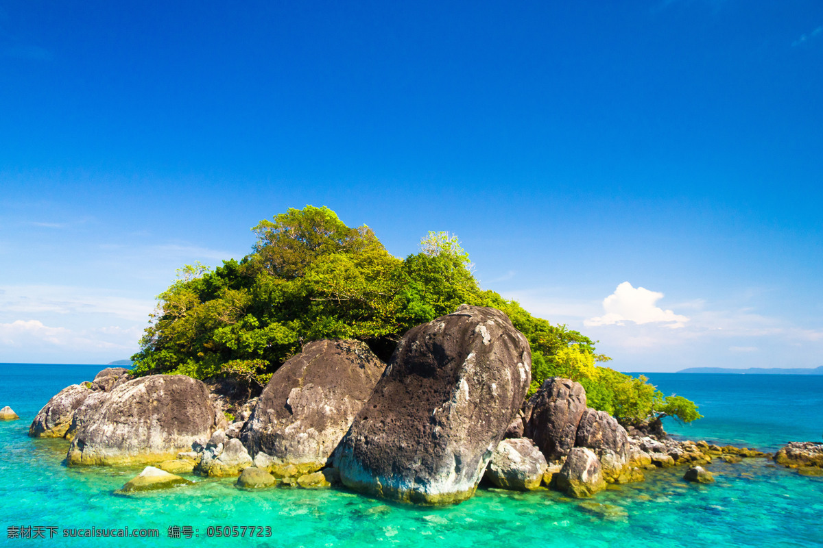 美丽小岛风景 小岛风景 海岛风景 蓝天 美丽风景 美丽景色 自然美景 风景摄影 自然风景 自然景观 蓝色