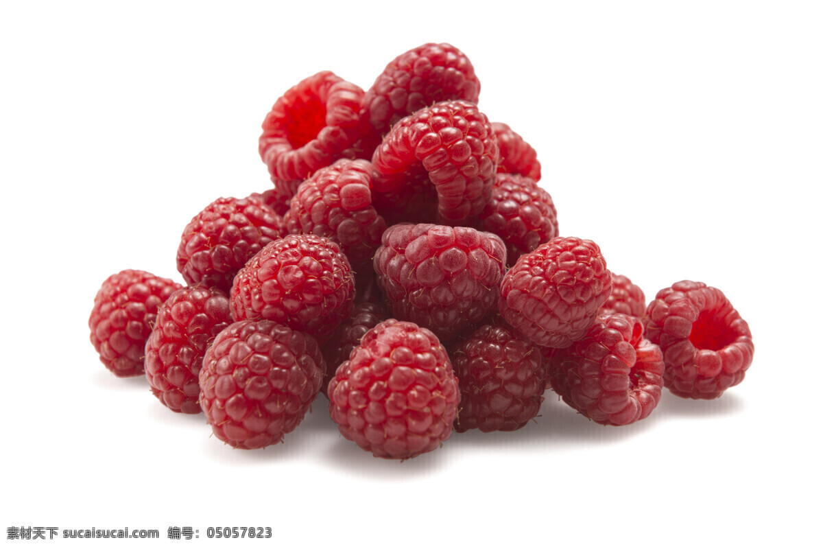 新鲜 红 树莓 水果 高清 红树莓 红色 鲜果 果子