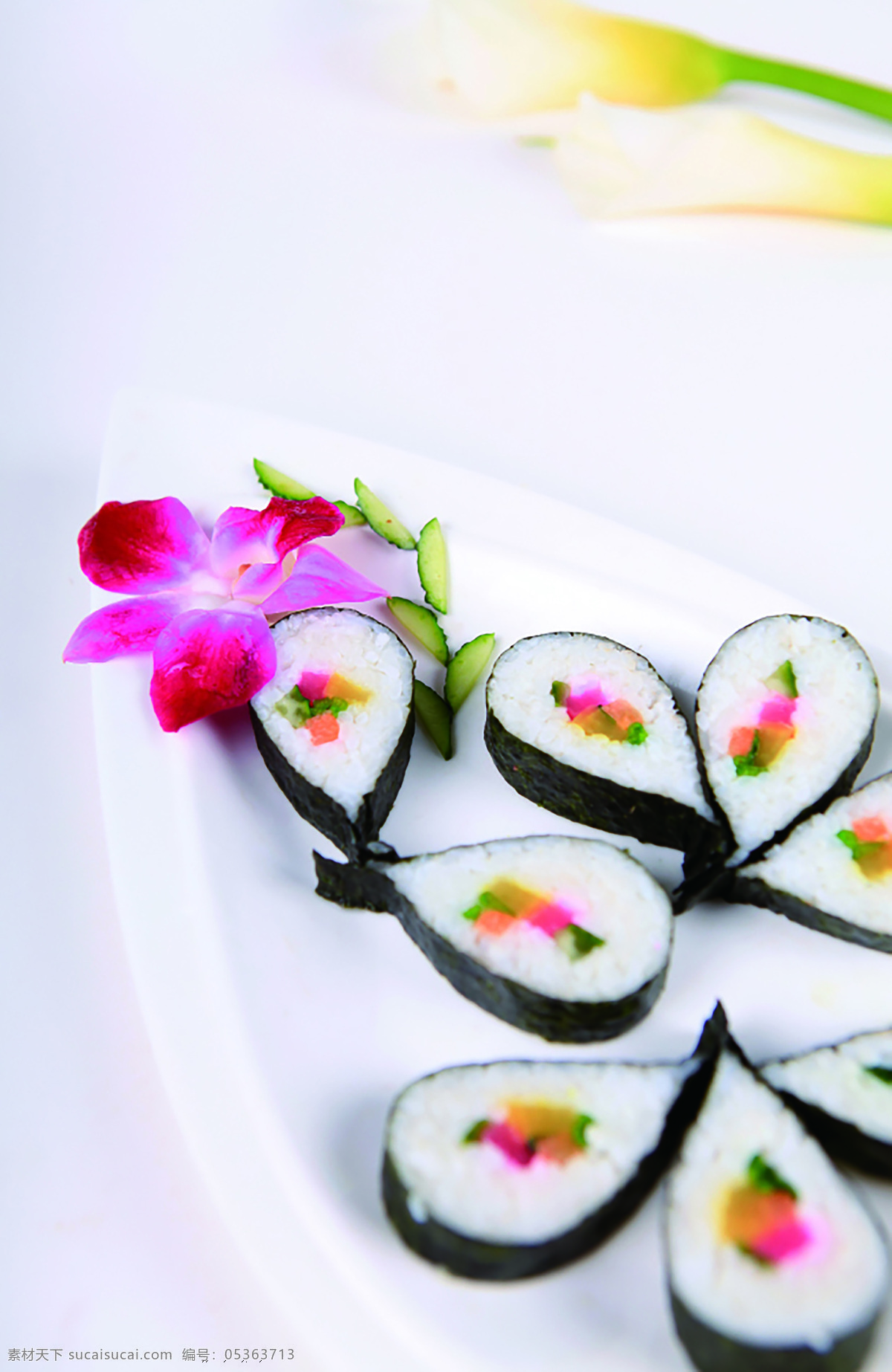 紫菜包饭 美食图片 美食的图片 食物的图片 东方美食图片 海苔包饭 日本料理 餐饮美食