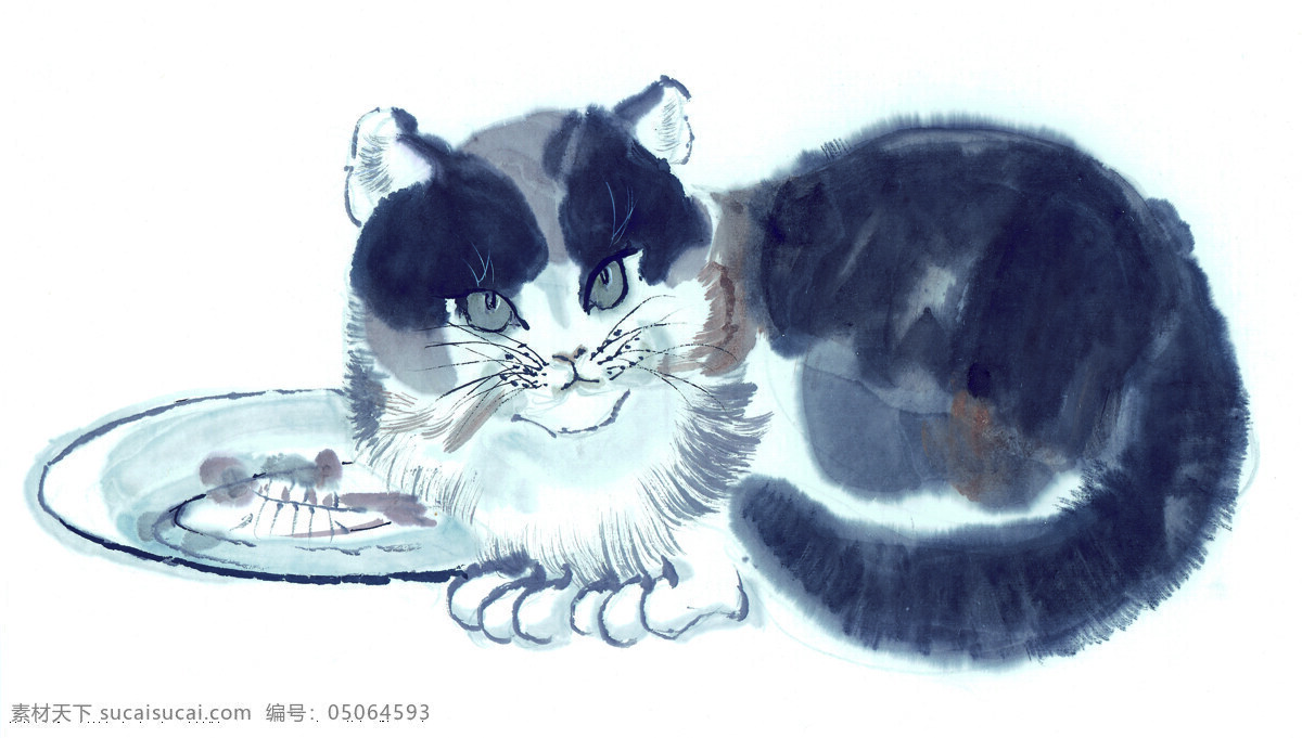 猫的专辑 猫 国画 古典 美术 绘画 中国美术图库 绘画书法 文化艺术