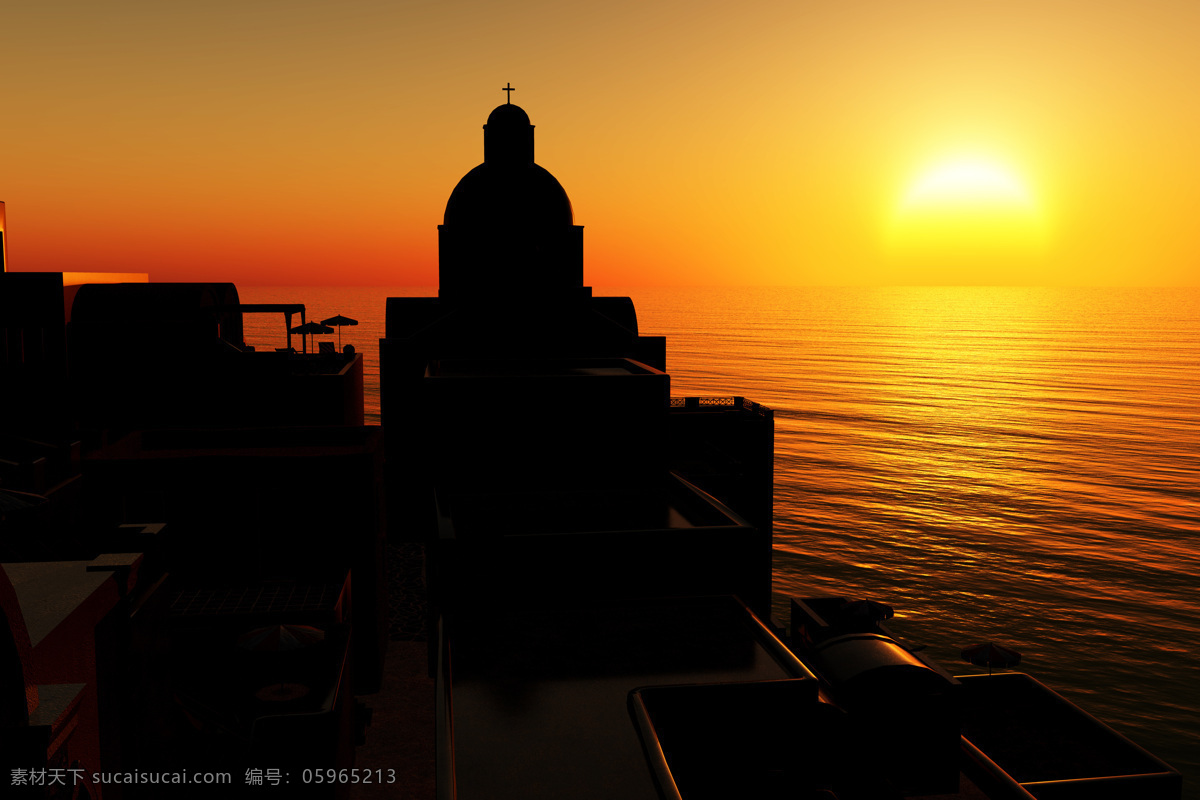 落日 下 船 大海 黄昏 风景 自然美景 大海图片 风景图片