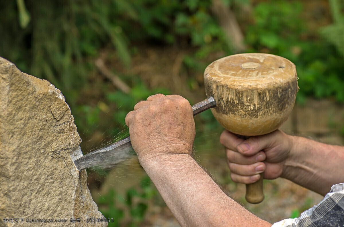 刻刀 锤子 雕刻 石刻 石头 工艺品 艺术品 传统工艺 文化艺术