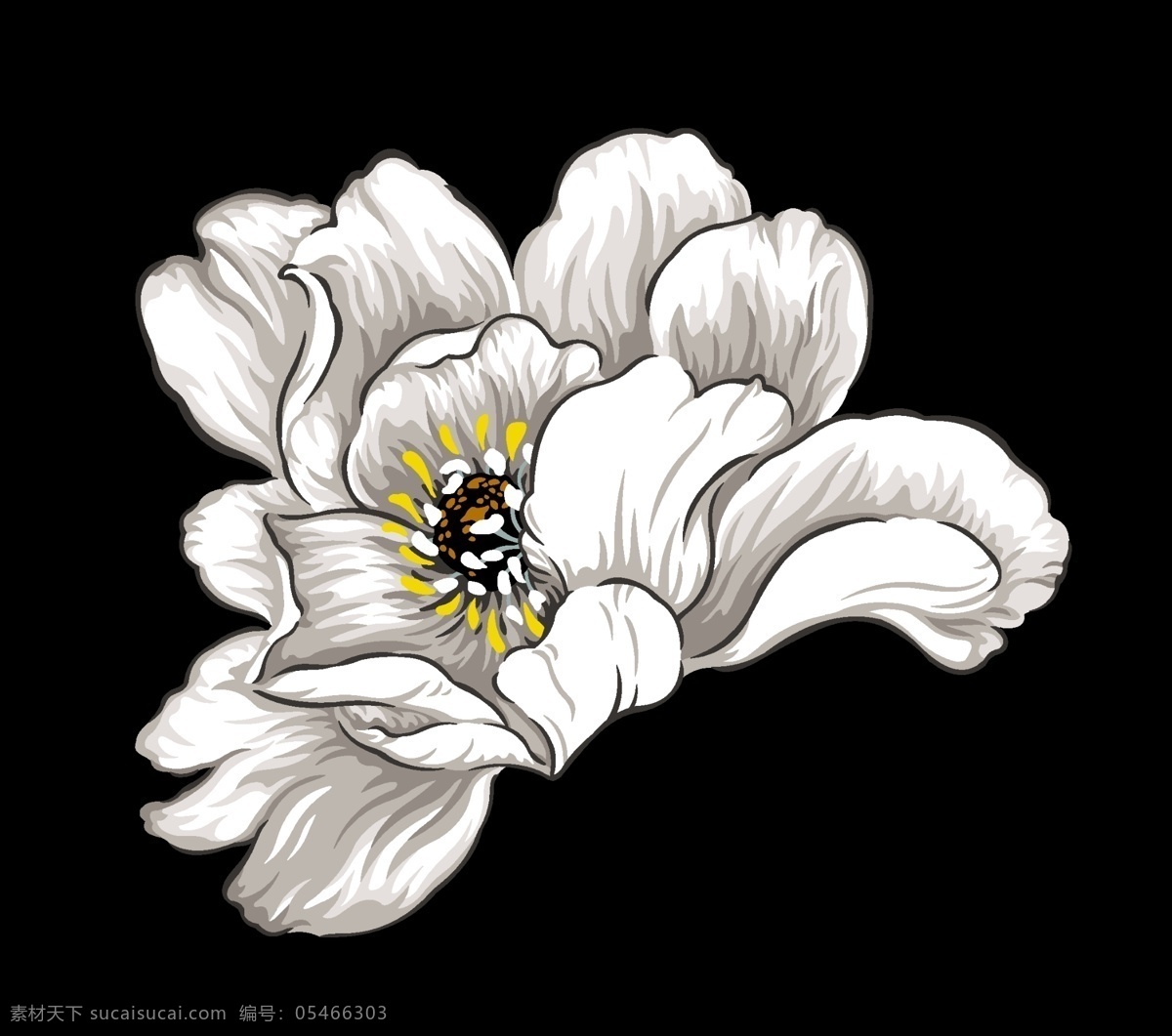 手绘花卉图片 手绘花 创意花卉 印花素材 高清 服装图案素材 家纺图案素材 花卉
