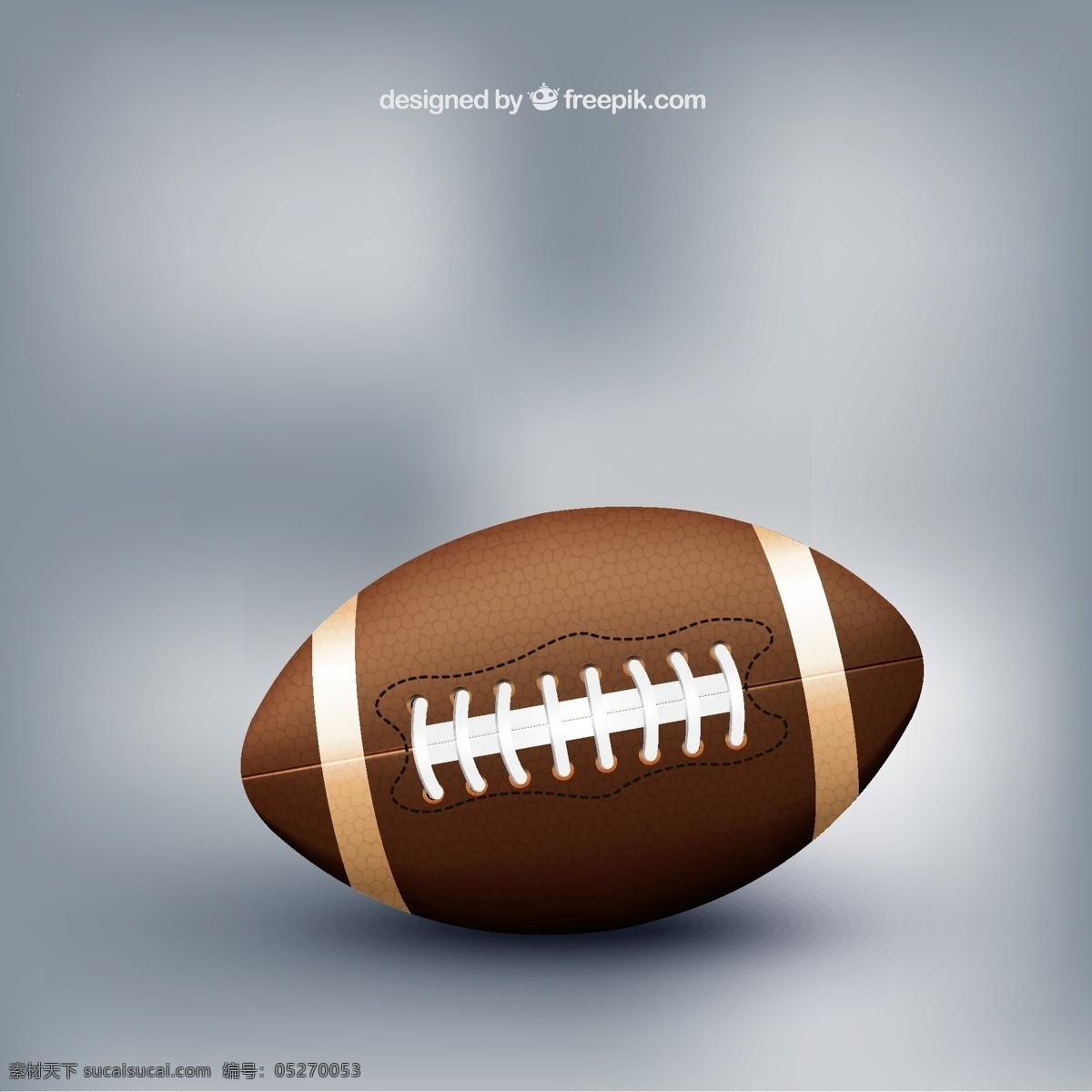 精美 美式 橄榄球 用球 体育用品 灰色