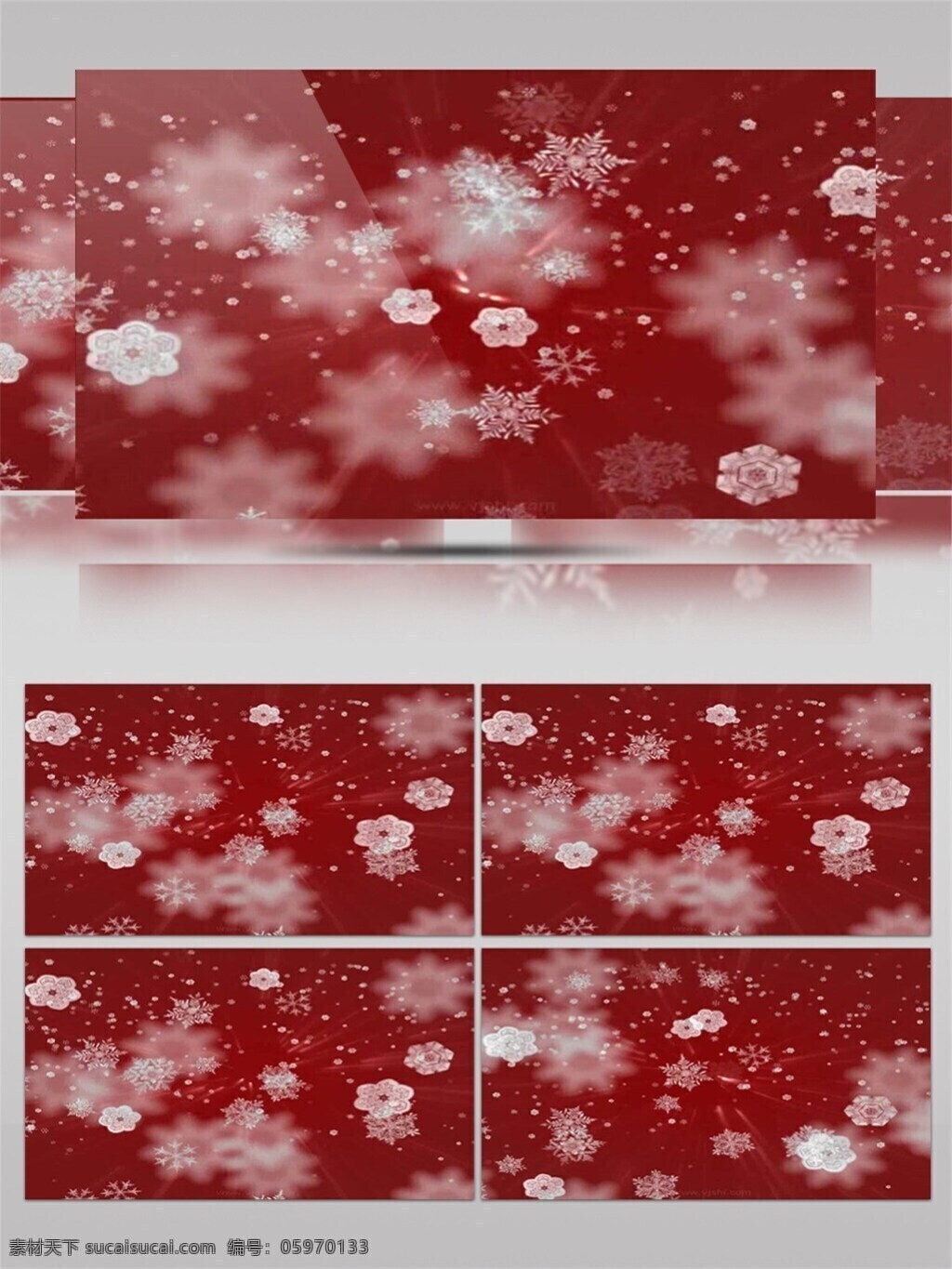圣诞节 红色 背景 雪花 视频 节日壁纸 节日 特效 圣诞节庆祝 优美图画