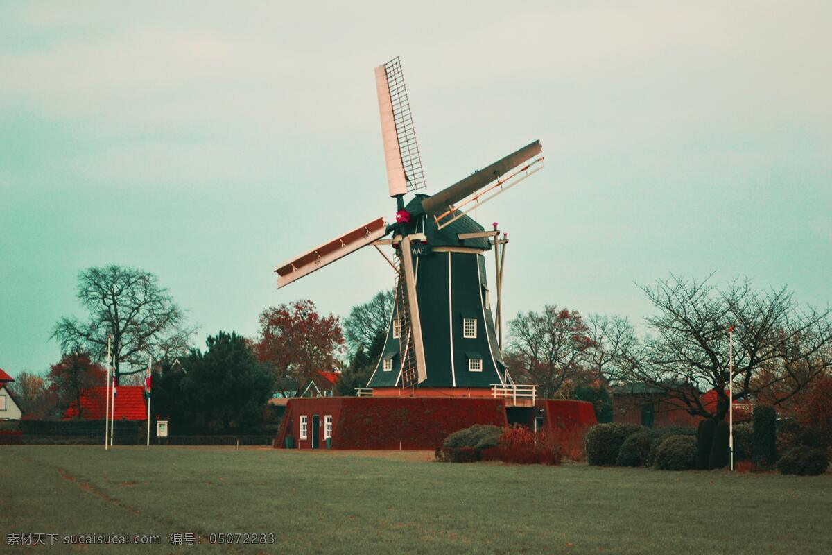 荷兰风车 风车建筑 荷兰风情 荷兰 风车 建筑园林 建筑摄影
