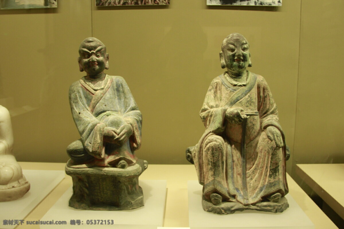 西安 历史博物馆 罗汉座像 历史博物物馆 罗汉 文化 西安文化 传统文化 文化艺术