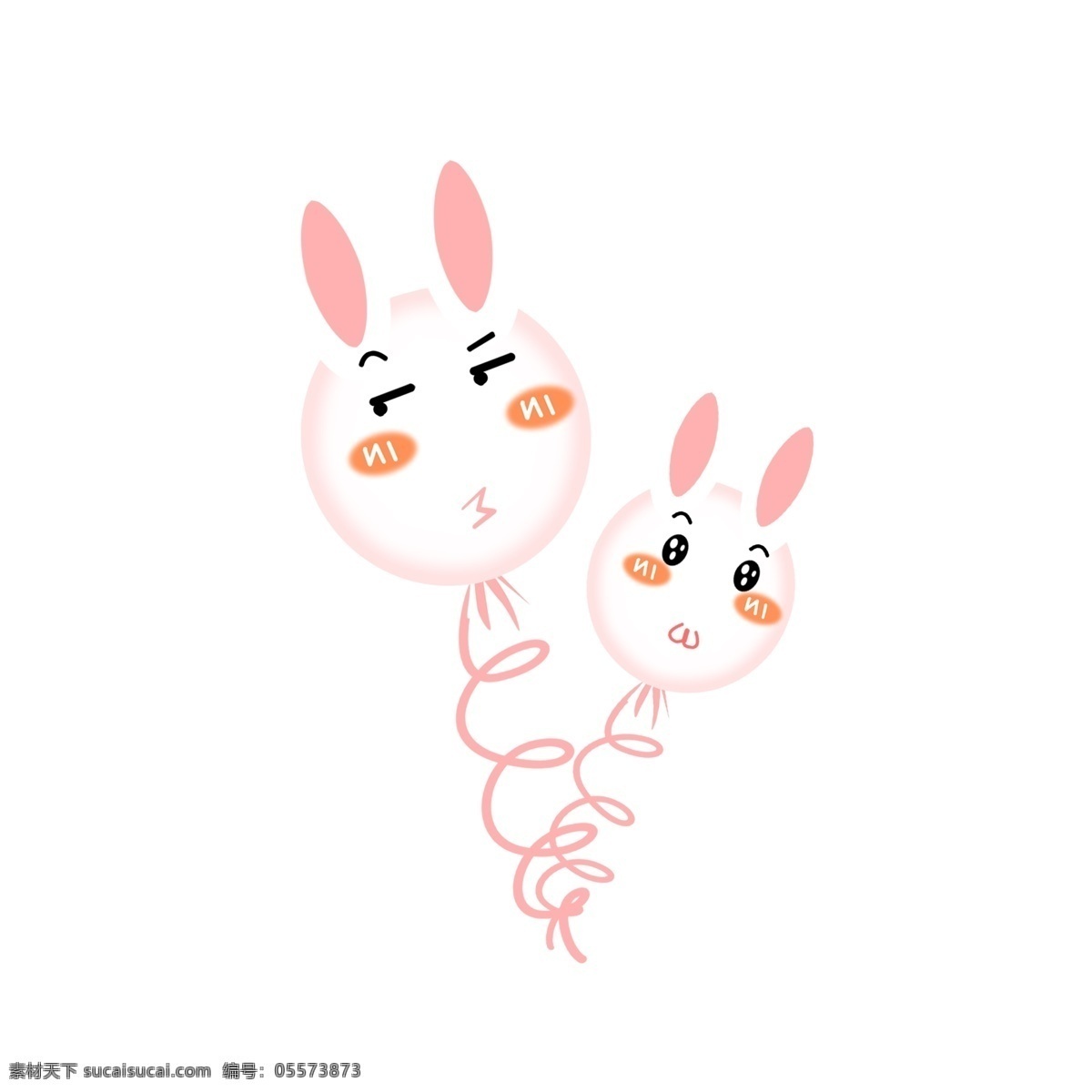 手绘 白色 兔子 插画 手绘兔子插画 可爱的兔子 拟人的兔子 白色的兔子 长长的耳朵 卡通插画
