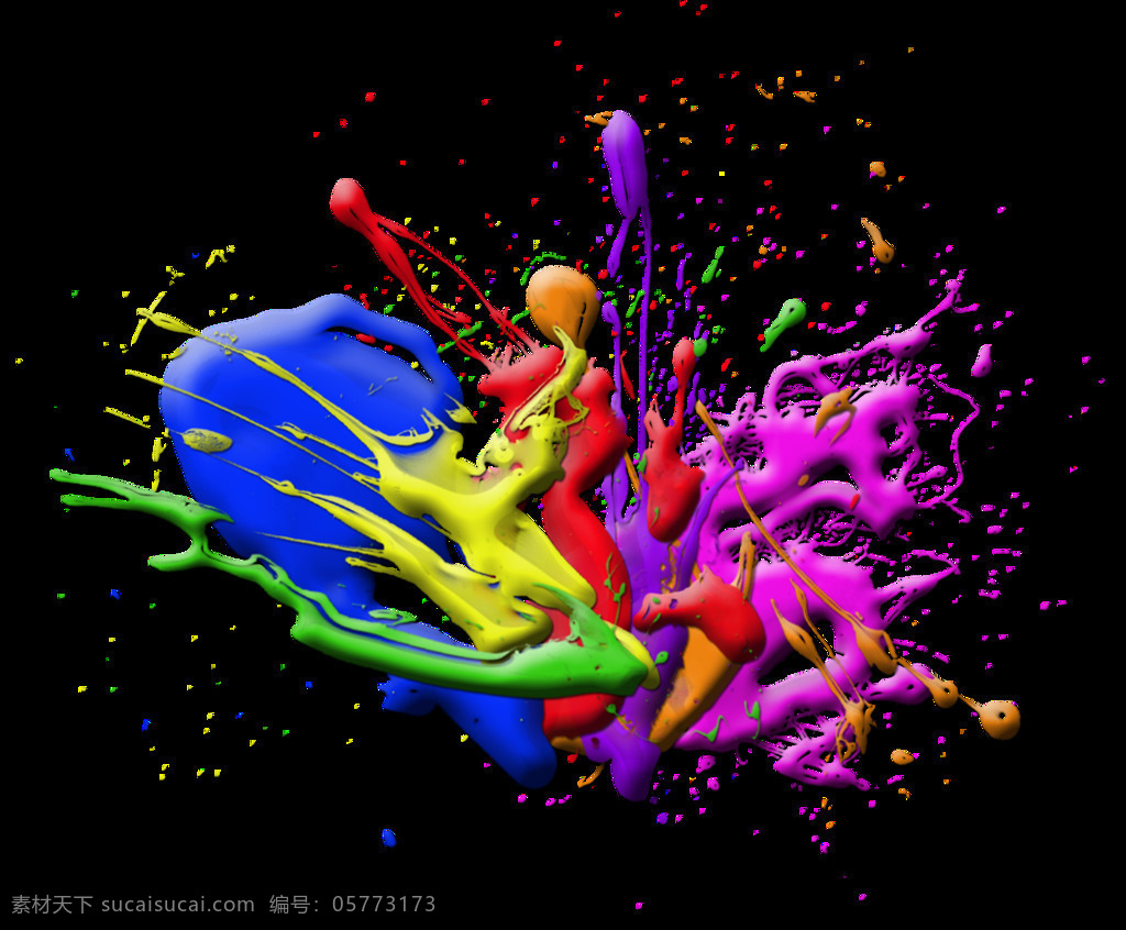 彩色 液体 颜料 免 抠 透明 彩色液体颜料 混合 背景 元素 颜料素材 颜色素材