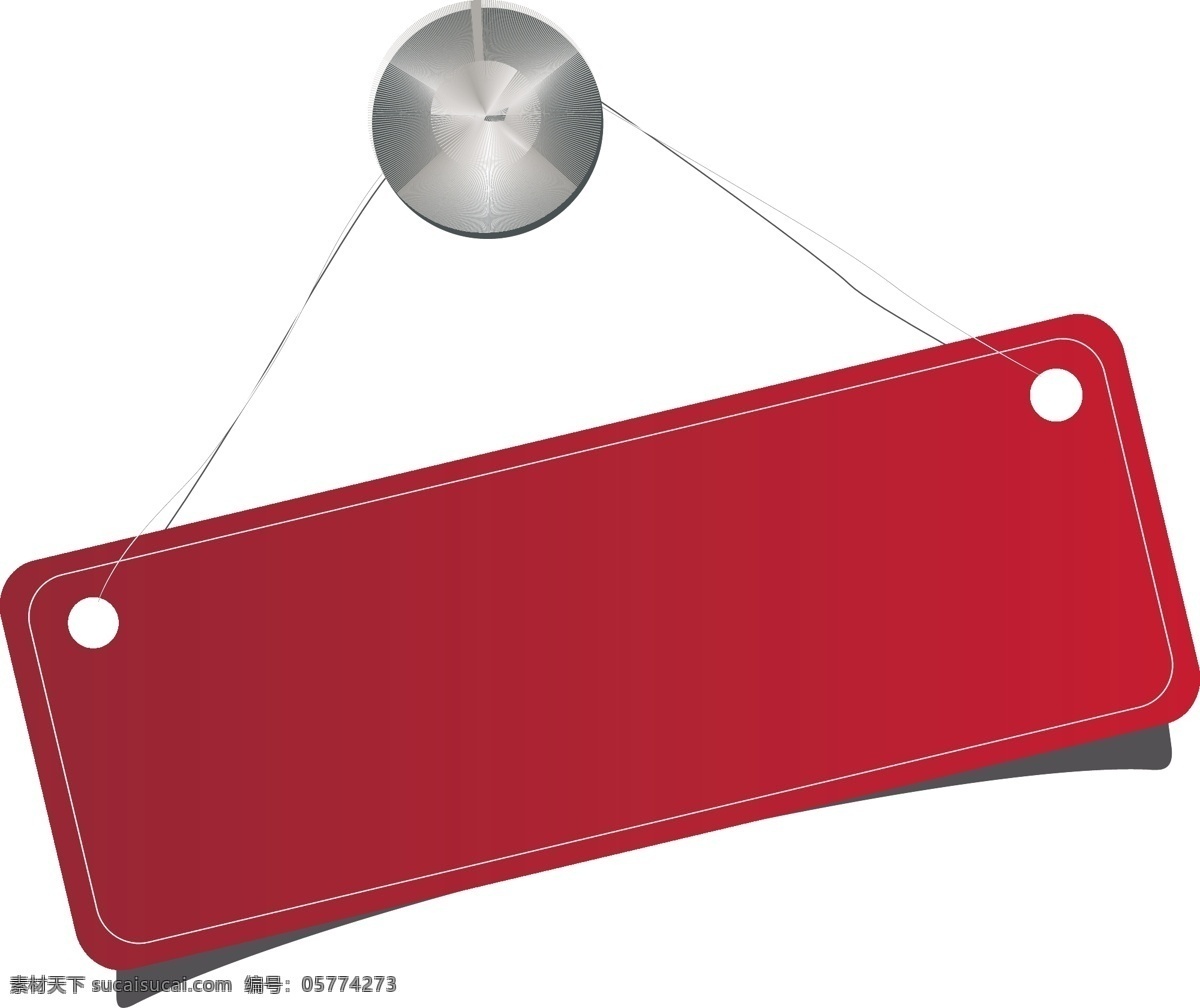 红色 公告 标签 牌 矢量 sxzj 标签牌 磁铁 吊牌 挂牌 矢量素材 矢量图标