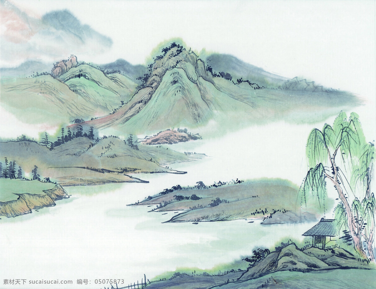 寄情山水 山 水 风景 国画 古典 美术 绘画 中国美术图库 绘画书法 文化艺术