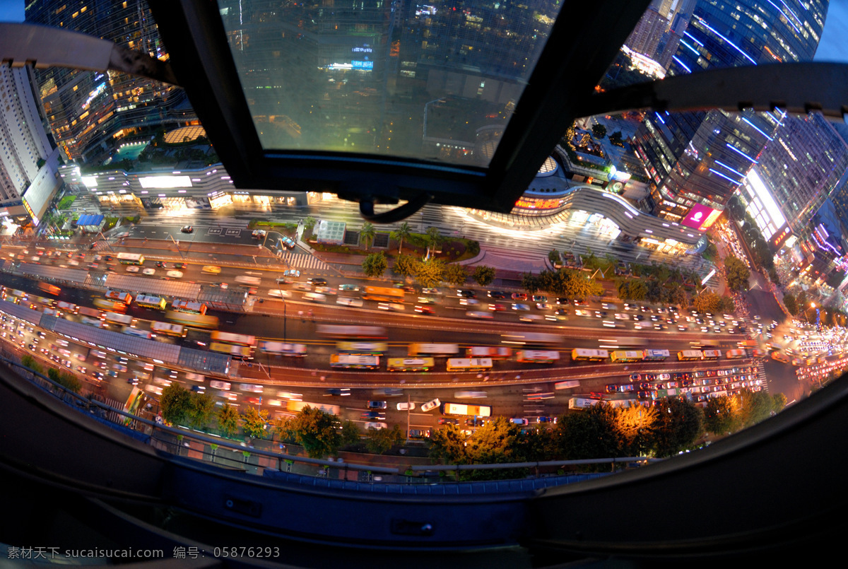 广州 天河 路 夜 广州天河路 夜景 城市道路 车流 建筑 人文景观 旅游摄影