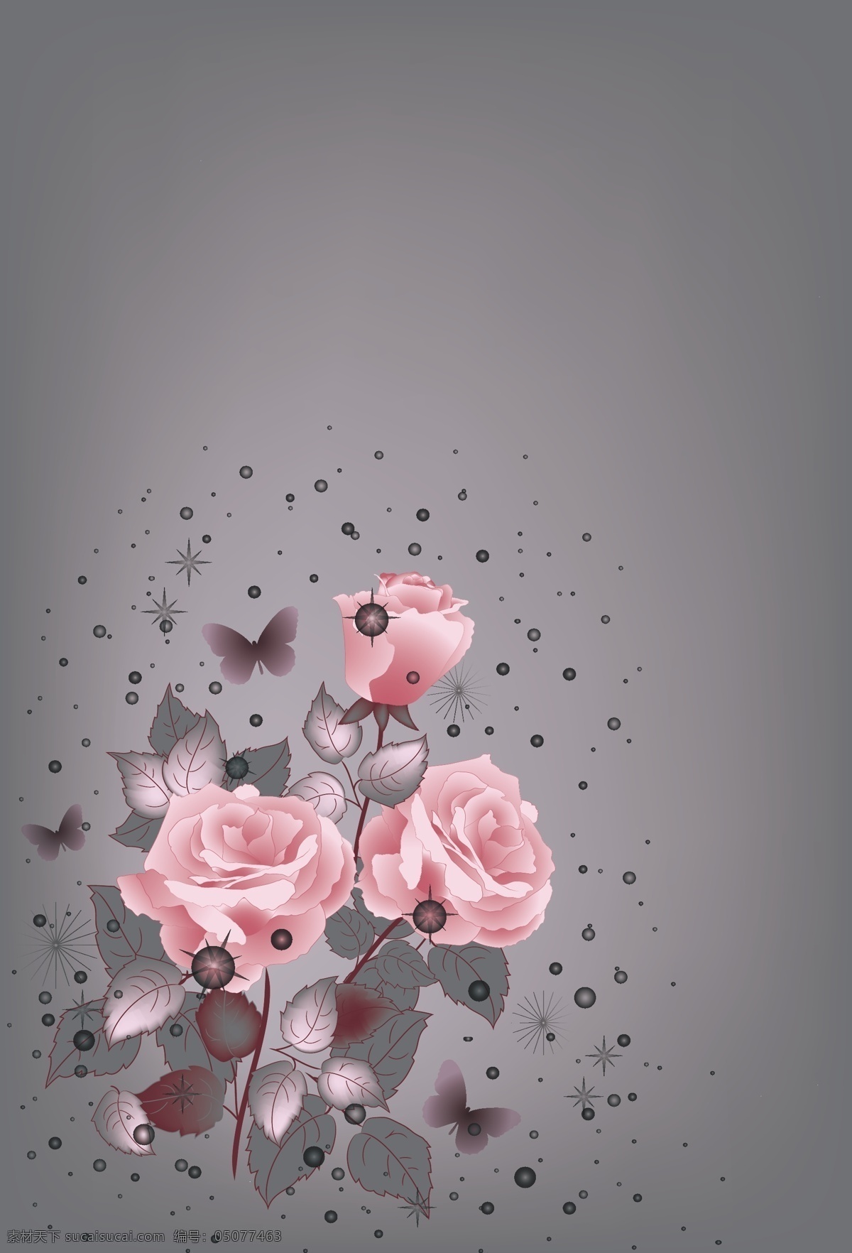 梦幻 精致 玫瑰花 海报 背景 光圈 浪漫 表白 示爱 点点 幸福 粉色 华丽 矢量
