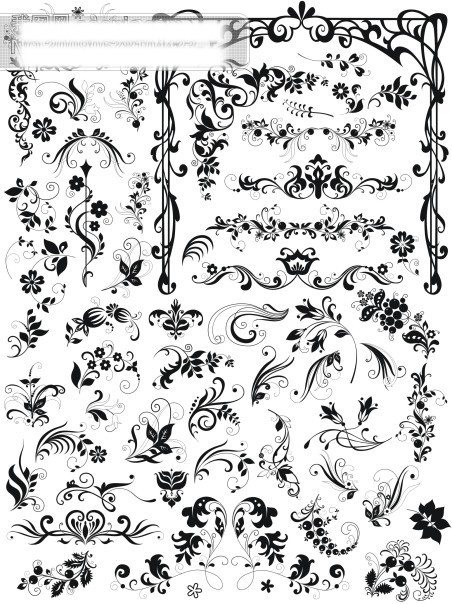 花纹 大全 边框 底纹 花 花边 花边素材 矢量花边 矢量花纹 矢量图 矢量 花纹花边