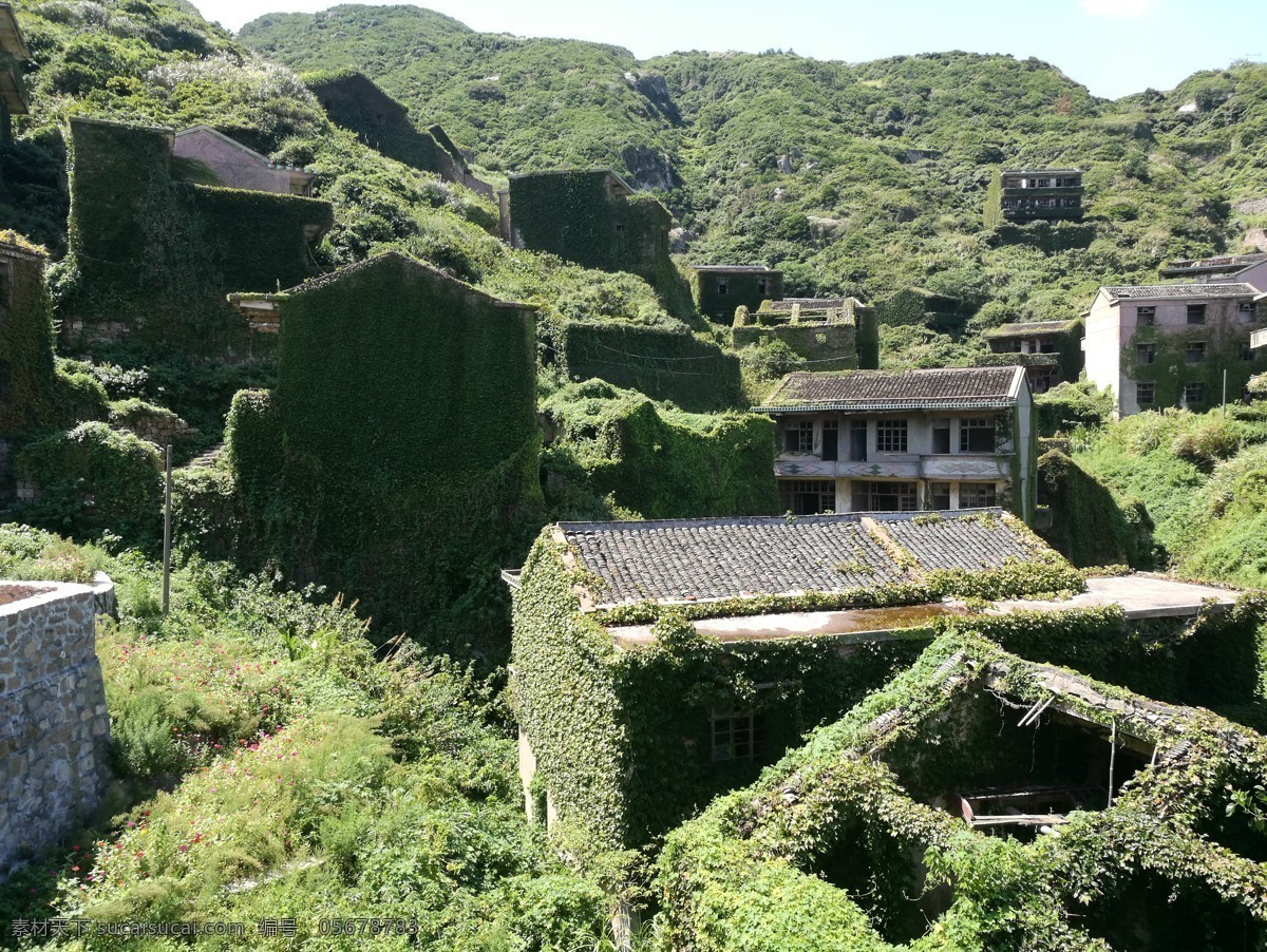 后头湾村 枸杞岛 嵊岛 无人村 村落 旅游 景点 绿野仙踪 荒村 嵊泗 老房子 旅游摄影 国内旅游