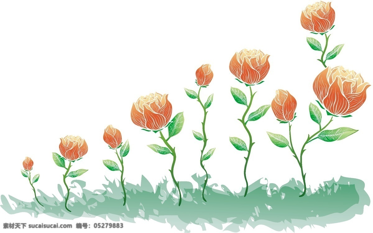 矢量 花草 插画 底图 花纹 矢量图 花边 底纹 边框 花纹花边