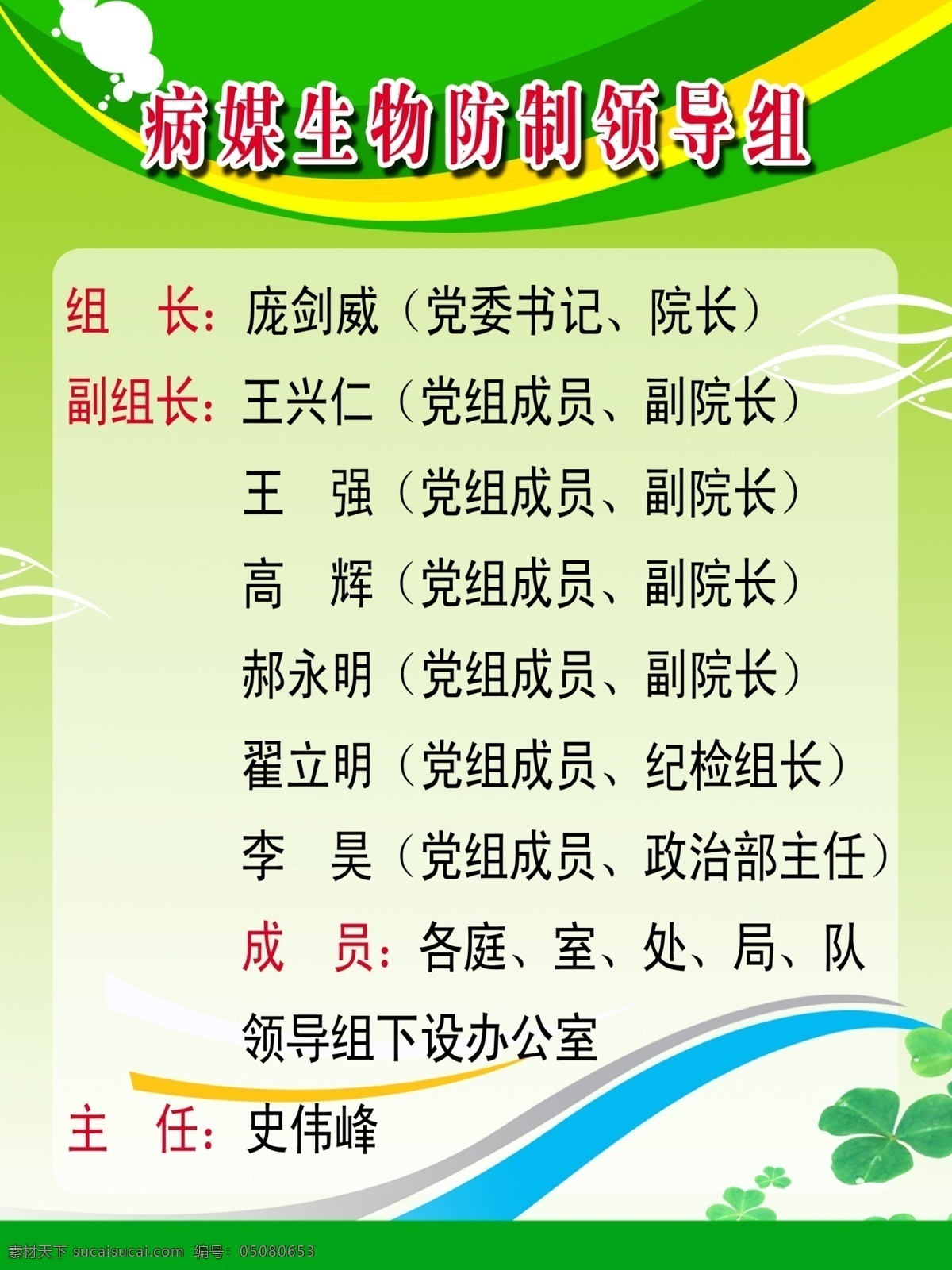 病 媒 生物 防 制 展板 文字 背景 三叶草 简画鱼 花纹 展板设计 高清 展板模板 广告设计模板 源文件
