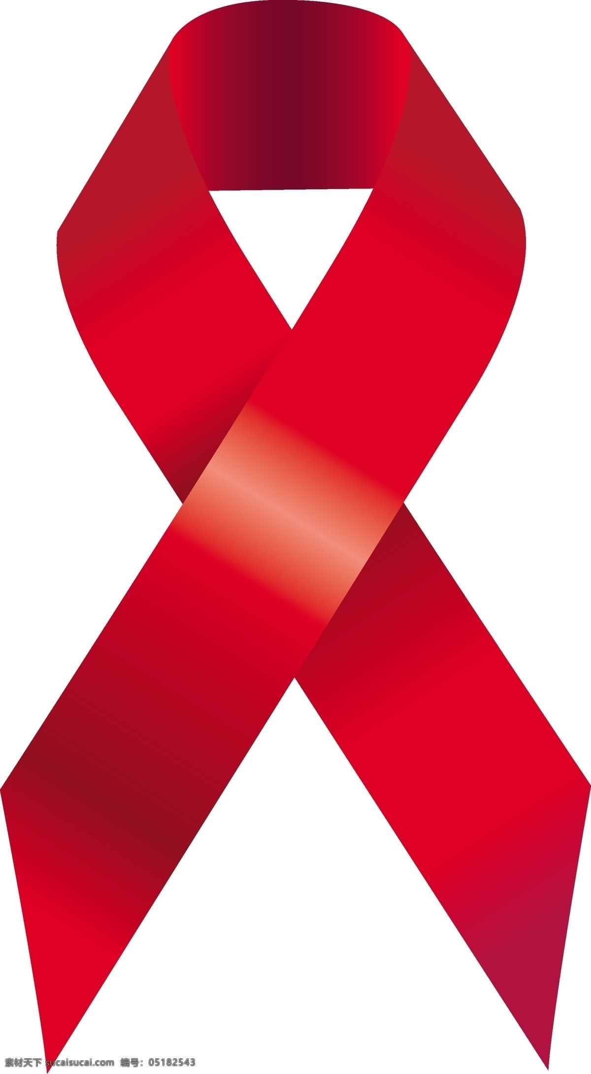 aids 艾滋病 标志 矢量 艾滋病标志 矢量素材 红丝带 标识标志图标 公共标识标志 矢量图库