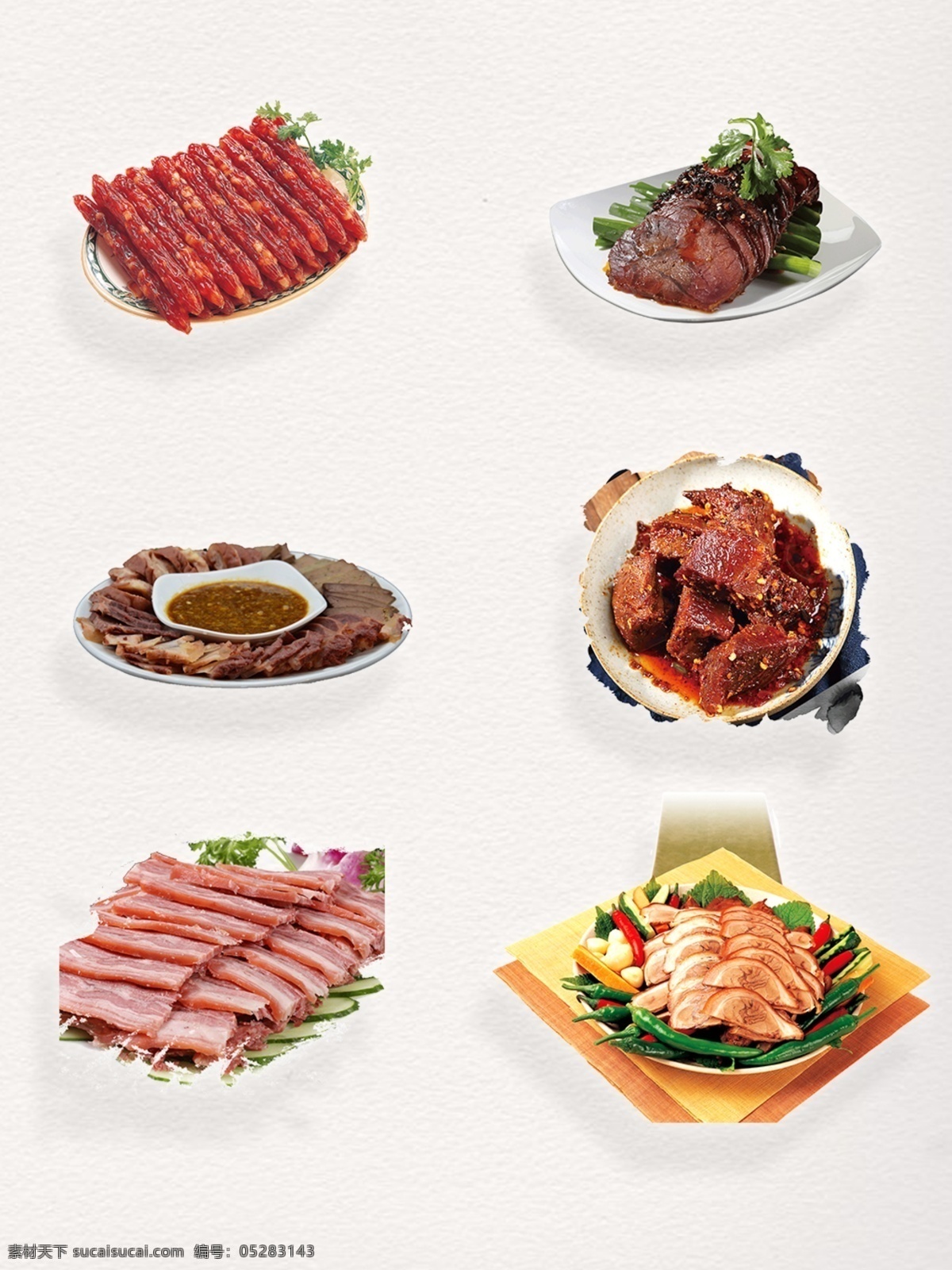 中式 节日 桌上 美食 实物 腊味 食品 装饰 图案 充饥 传统小吃 风味 腊肠 腊肉 美味 肉类 食用 中国
