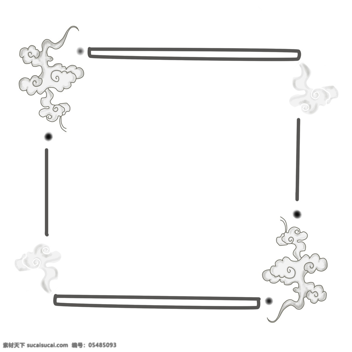 中国 风 复古 祥云 边框 边框复古 国风 复古边框 祥云边框 中国风边框 装饰边框 线条