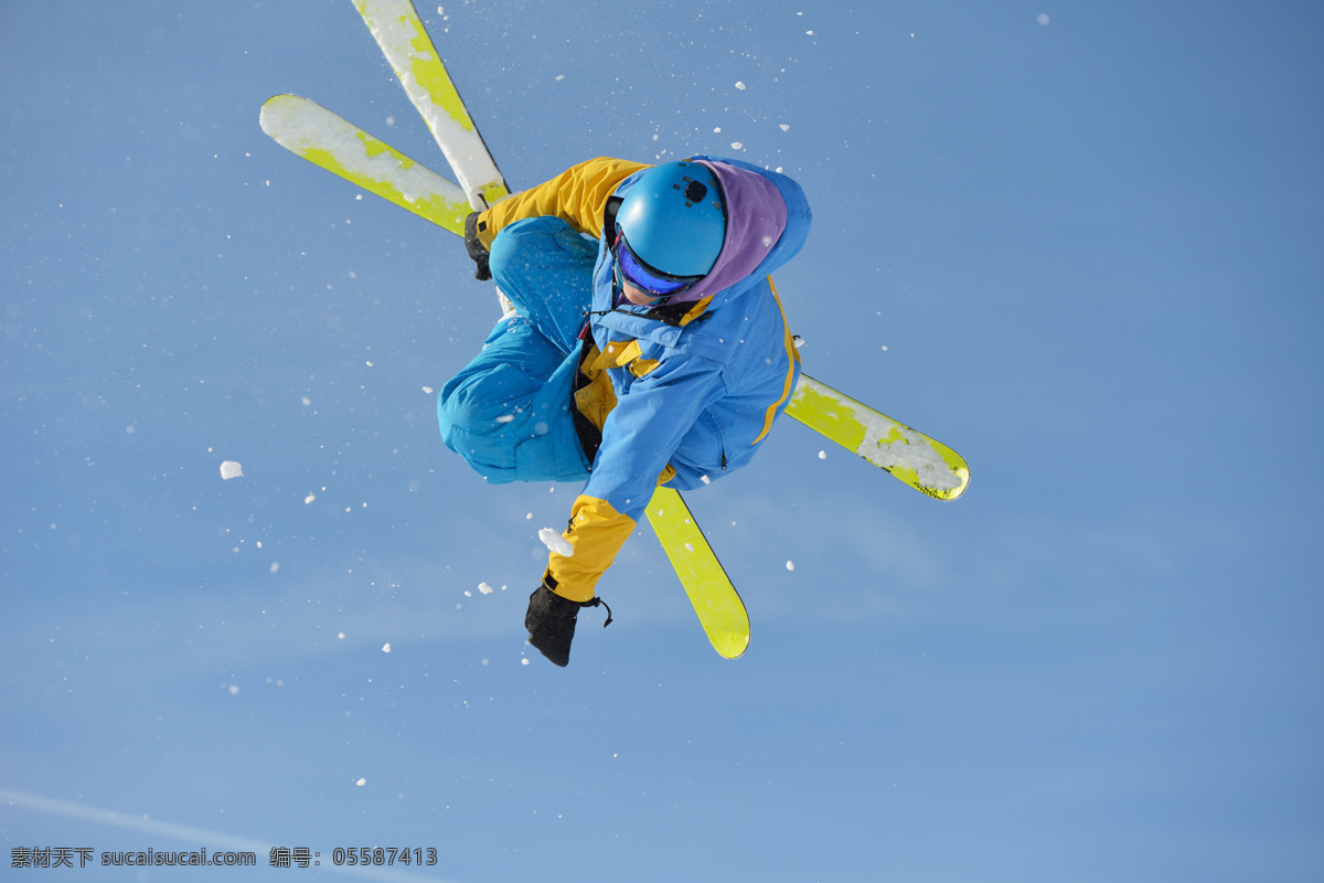 滑雪 雪山 山峰 雪地 滑雪运动员 滑雪运动 体育运动 滑雪图片 生活百科