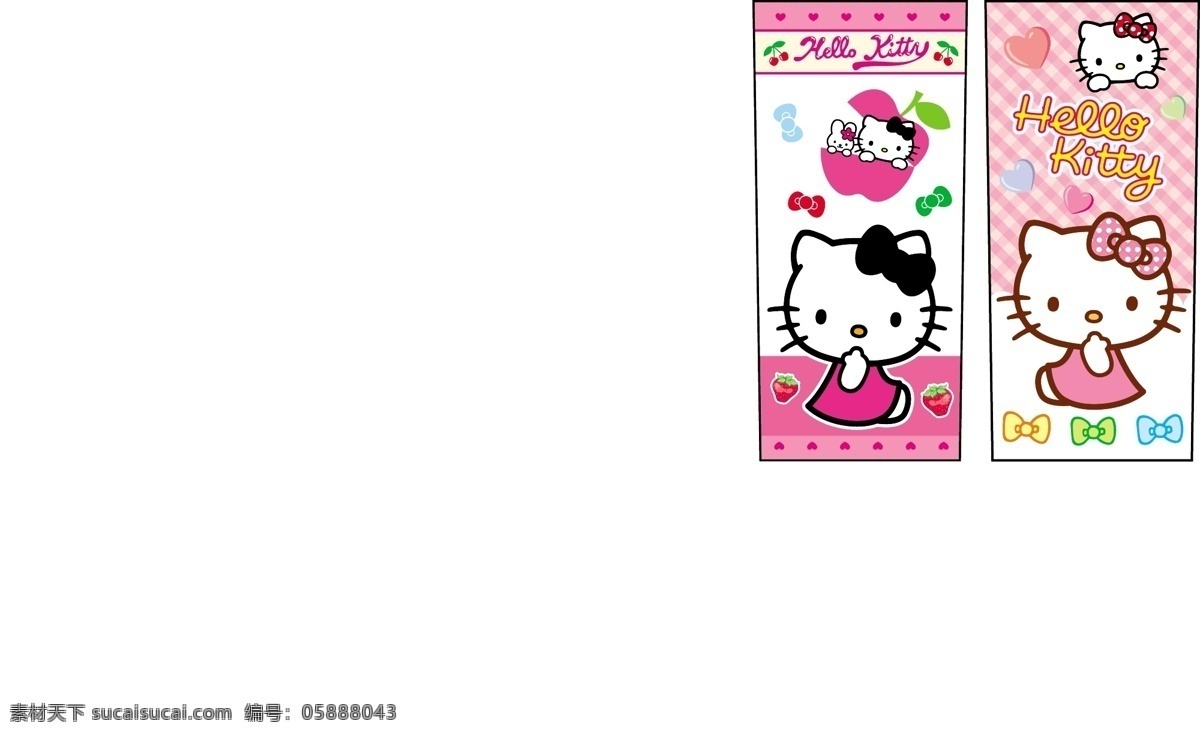 猫 kt 标题 蝴蝶节 卡纸 其他设计 水果 矢量 模板下载 猫kt猫 矢量图 日常生活