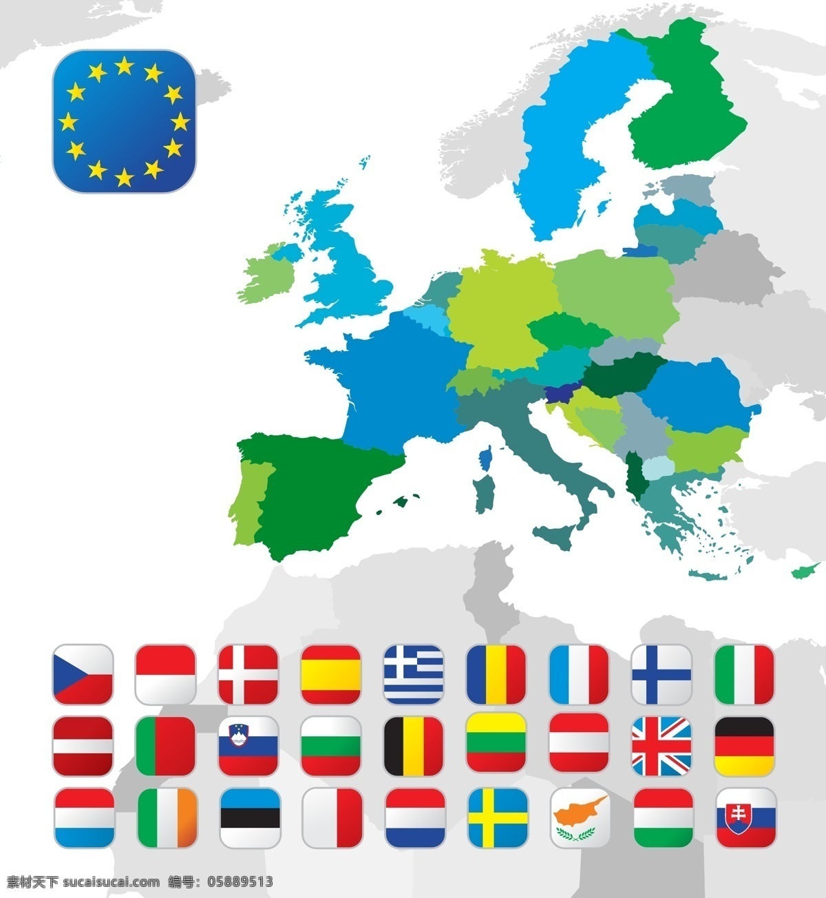 欧盟 标志 符号 矢量 欧洲 图标 成员 状态 矢量图 其他矢量图