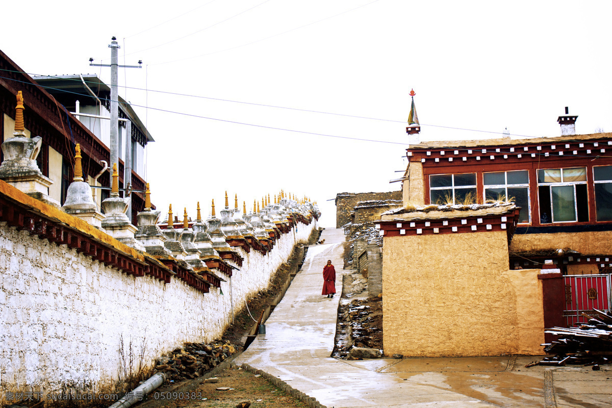 西藏人文 寺庙 和尚 喇嘛 教堂 雪景 西藏文化 藏民 建筑园林